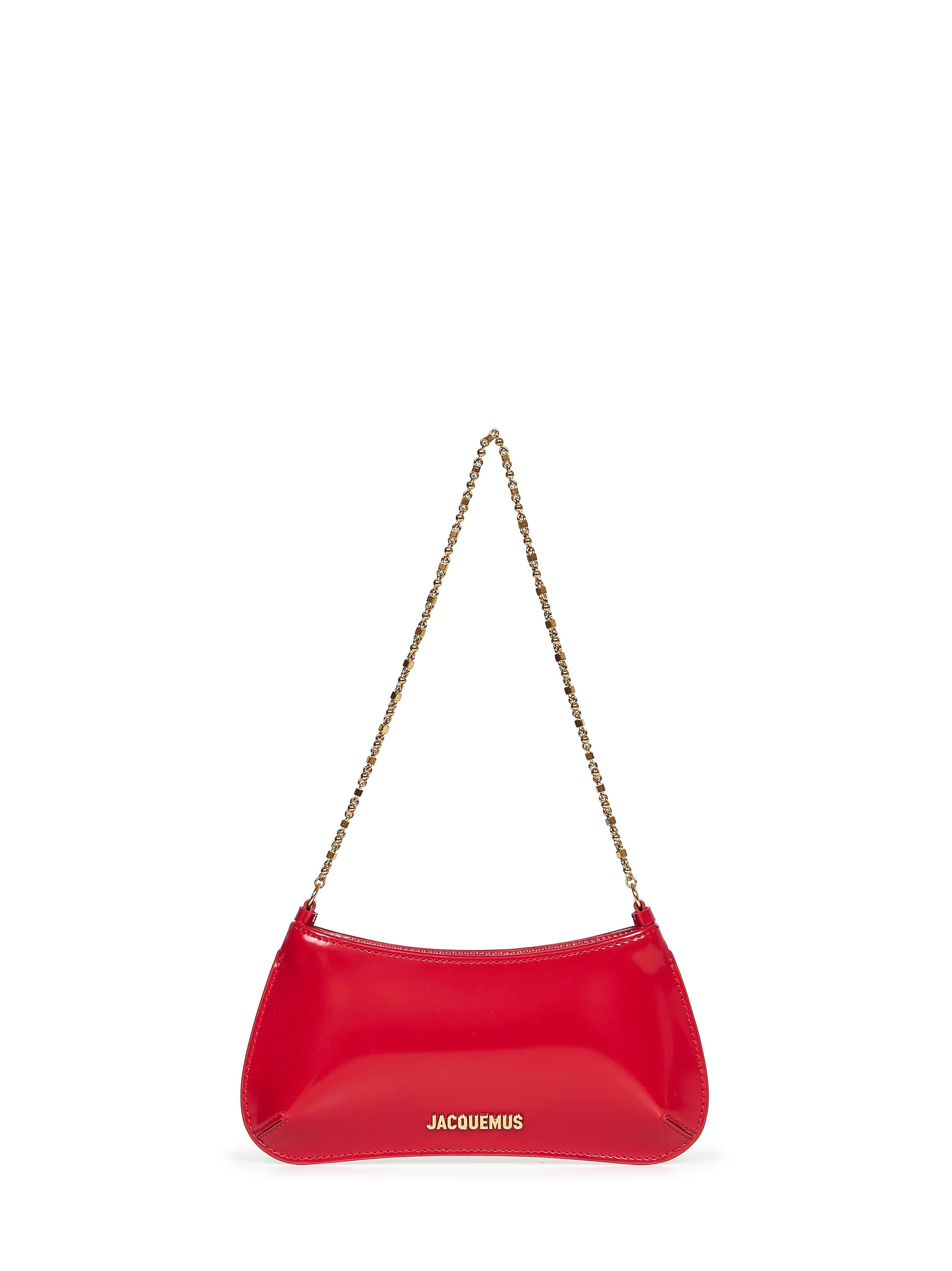 Jacquemus Women Red The Small Bisou Chaine Shoulder Bag
