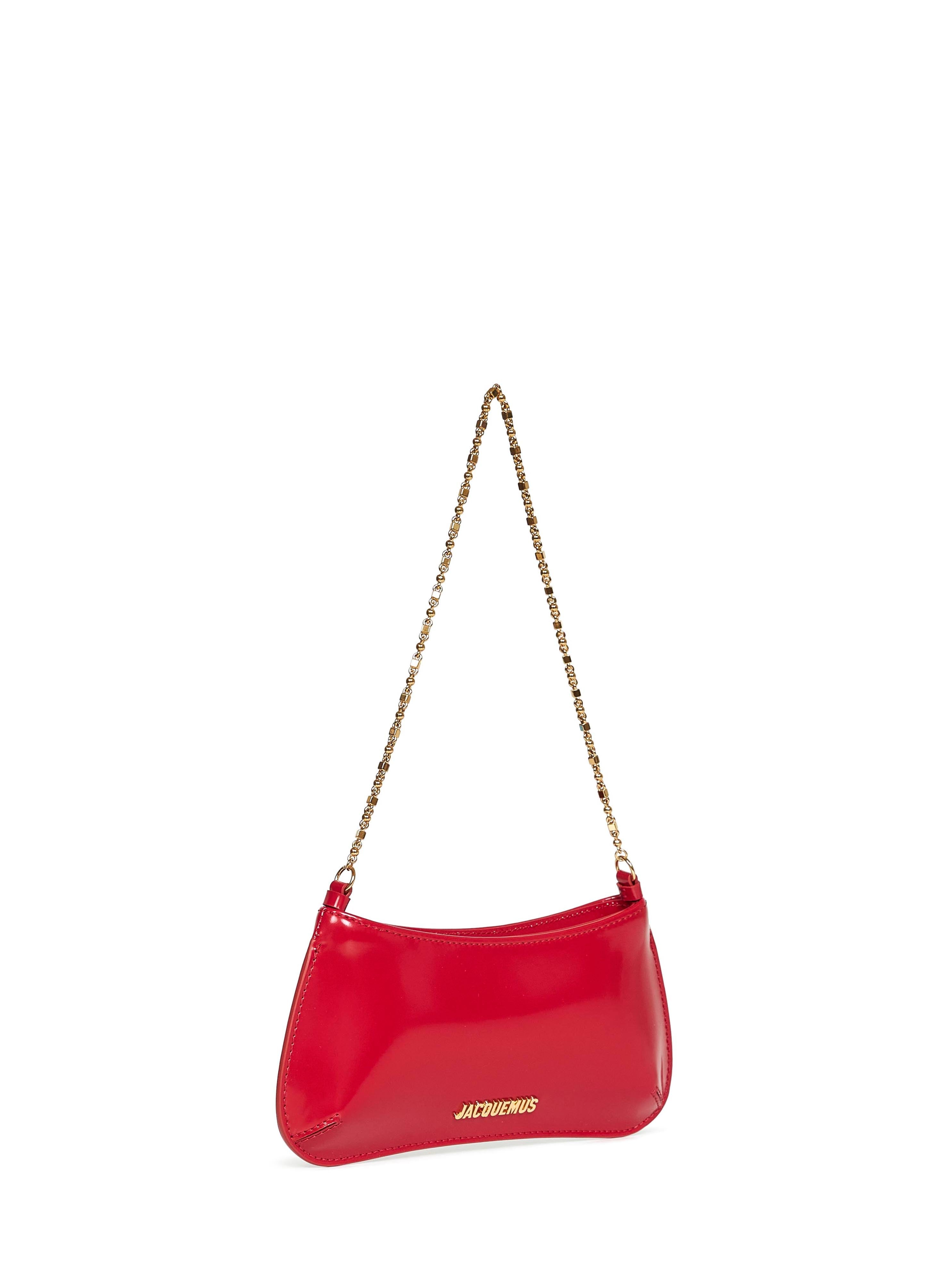 Jacquemus Women Red The Small Bisou Chaine Shoulder Bag
