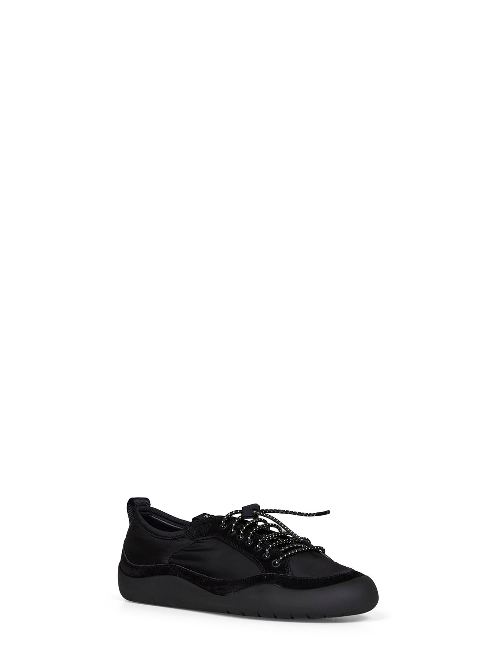 Prada Calzature Men Black Re-Nylon And Suede Speedrock Sneakers