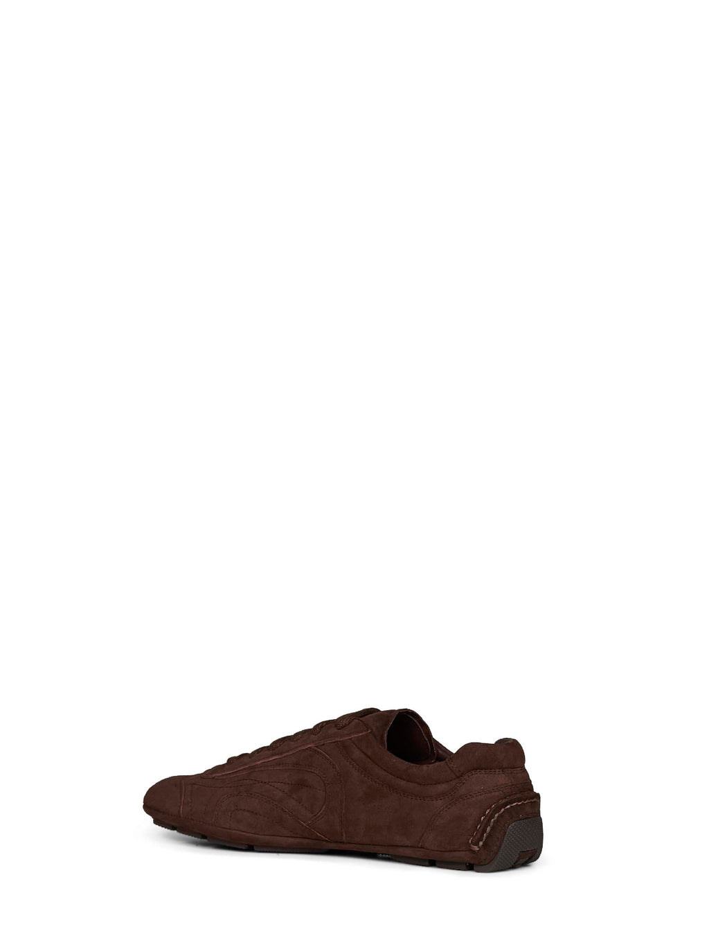 Prada Calzature Men Dark Brown Montecarlo Re-Edition 2005 Sneakers