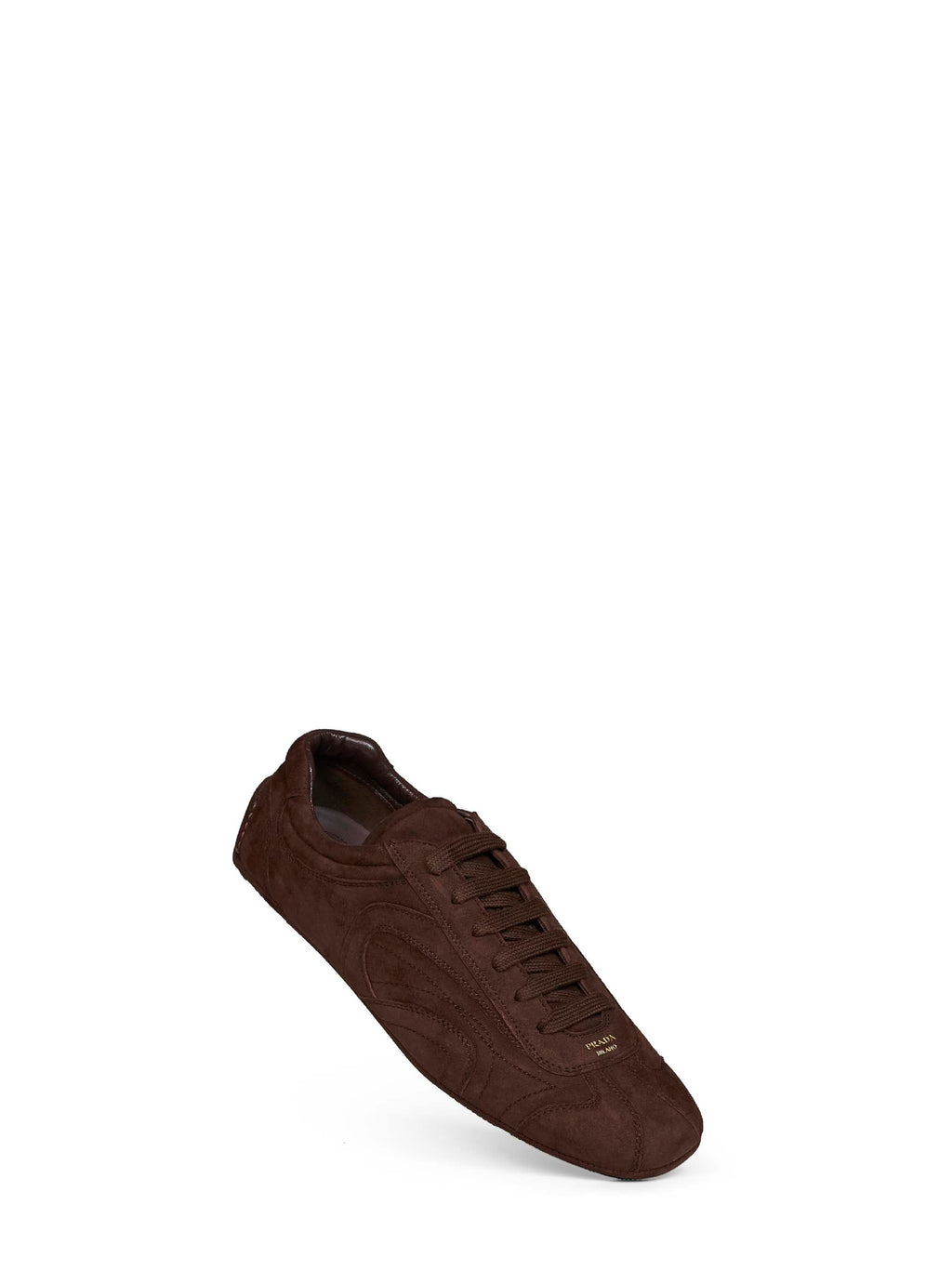Prada Calzature Men Dark Brown Montecarlo Re-Edition 2005 Sneakers