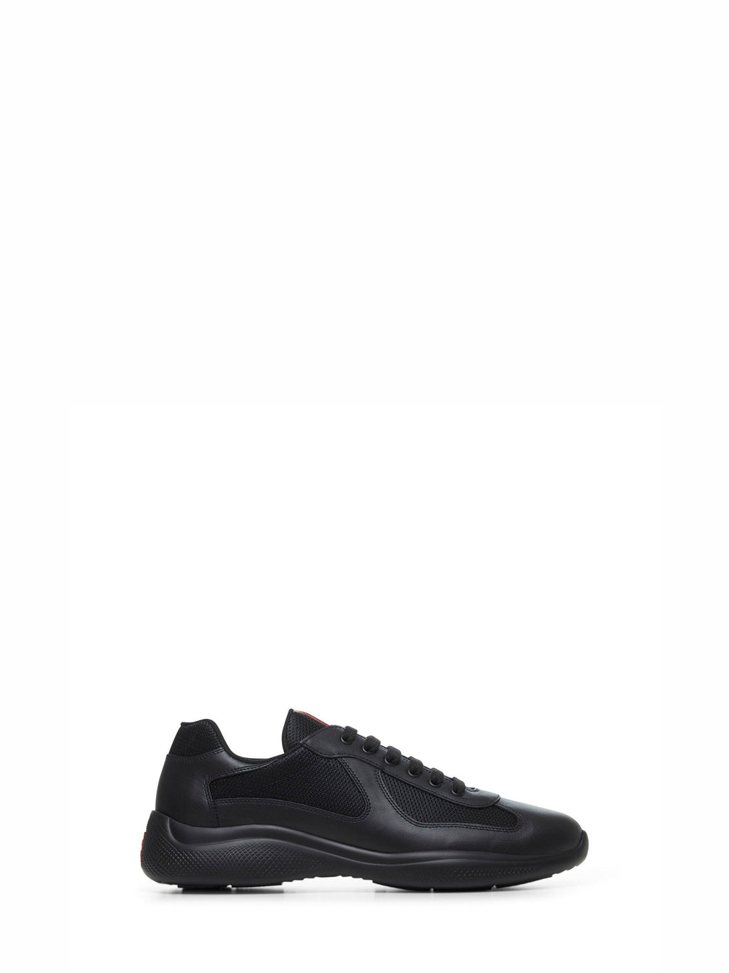 Prada Calzature Men Black Prada America's Cup Sneakers