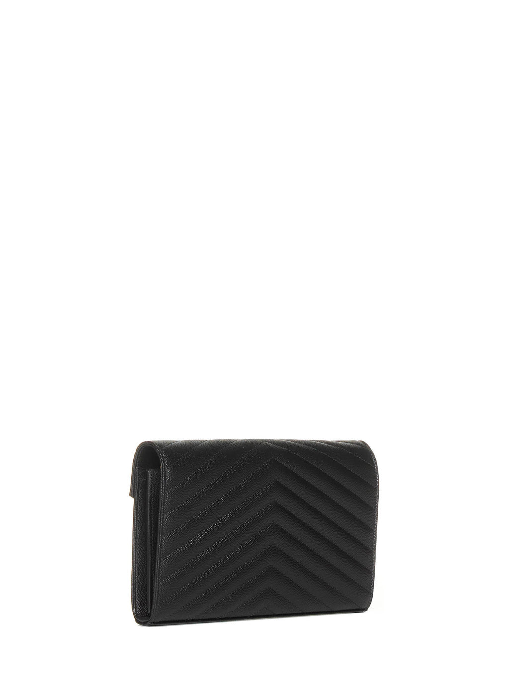 Saint Laurent Women Classic Cassandre Pouch In Grain De Poudre Leather By Saint Laurent