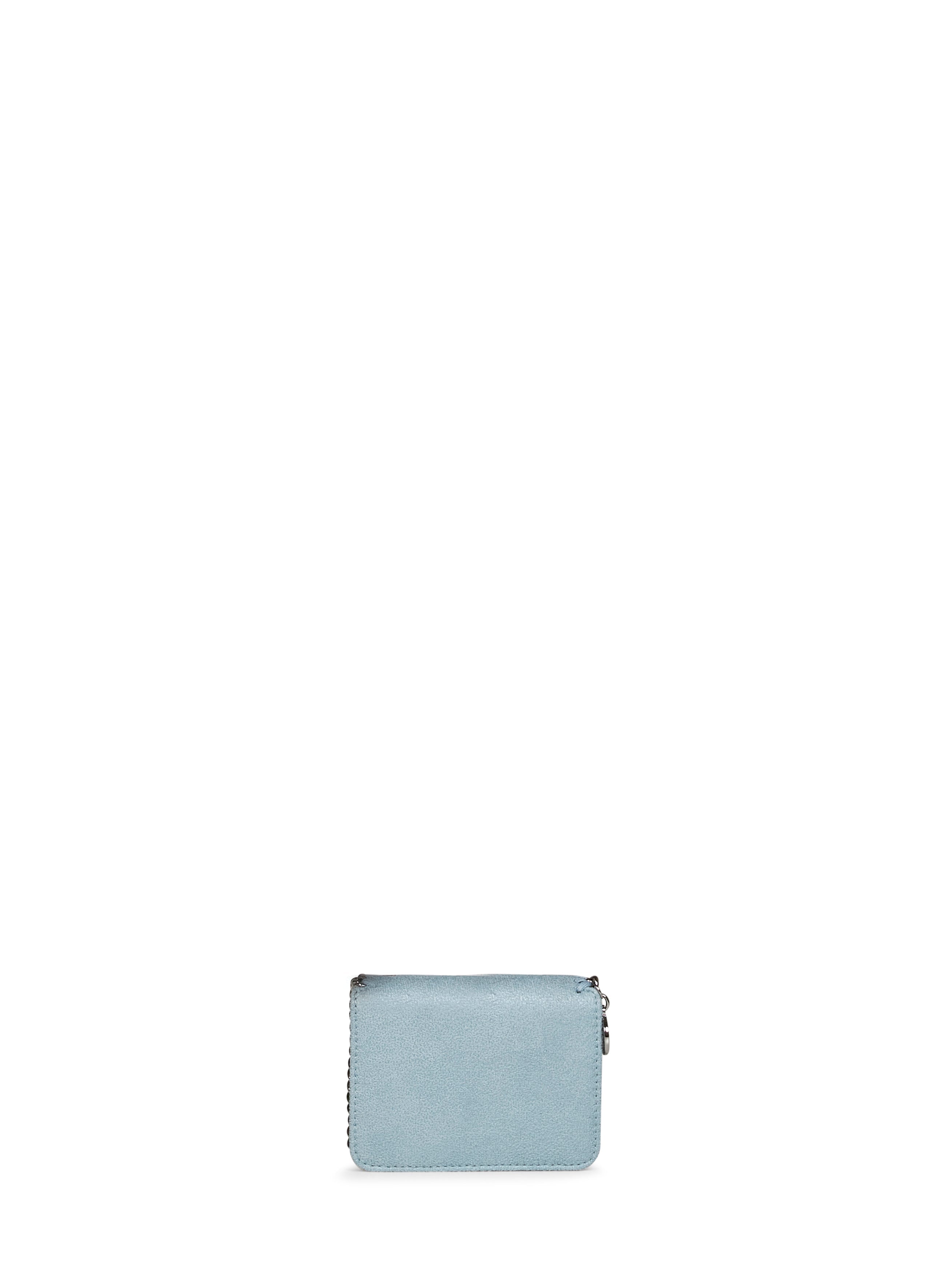 Stella Mccartney Women Ice Blue Falabella Bi-Fold Wallet