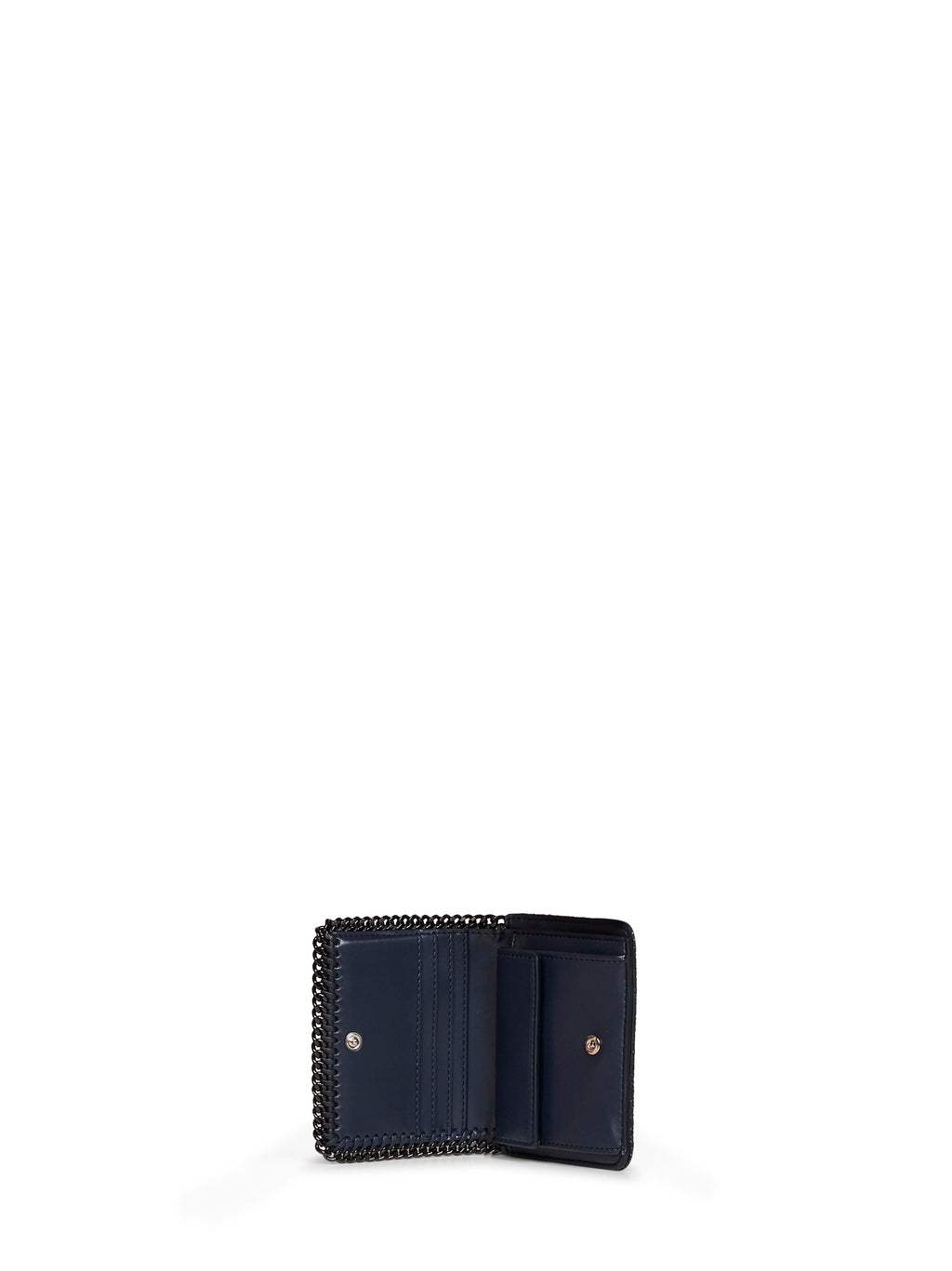 Stella Mccartney Women Dark Navy Falabella Bi-Fold Wallet