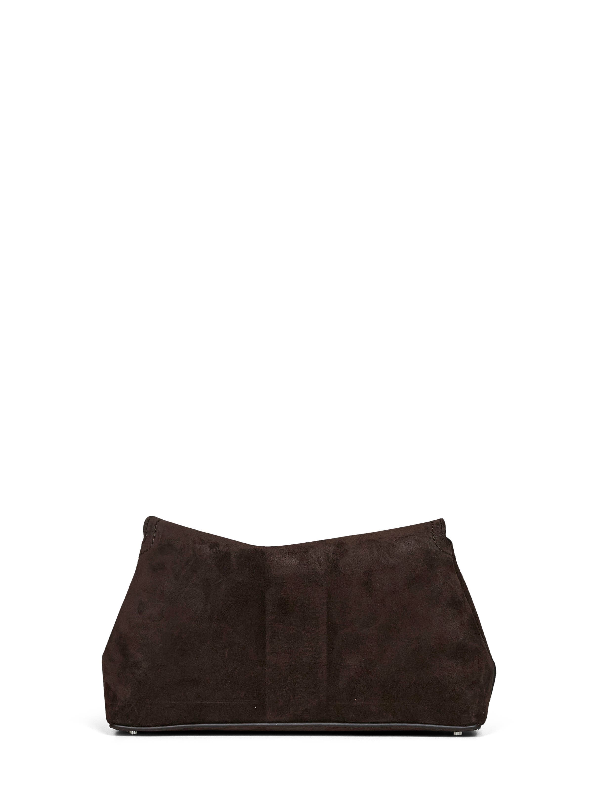 Toteme Women Brown T-Lock Clutch Bag