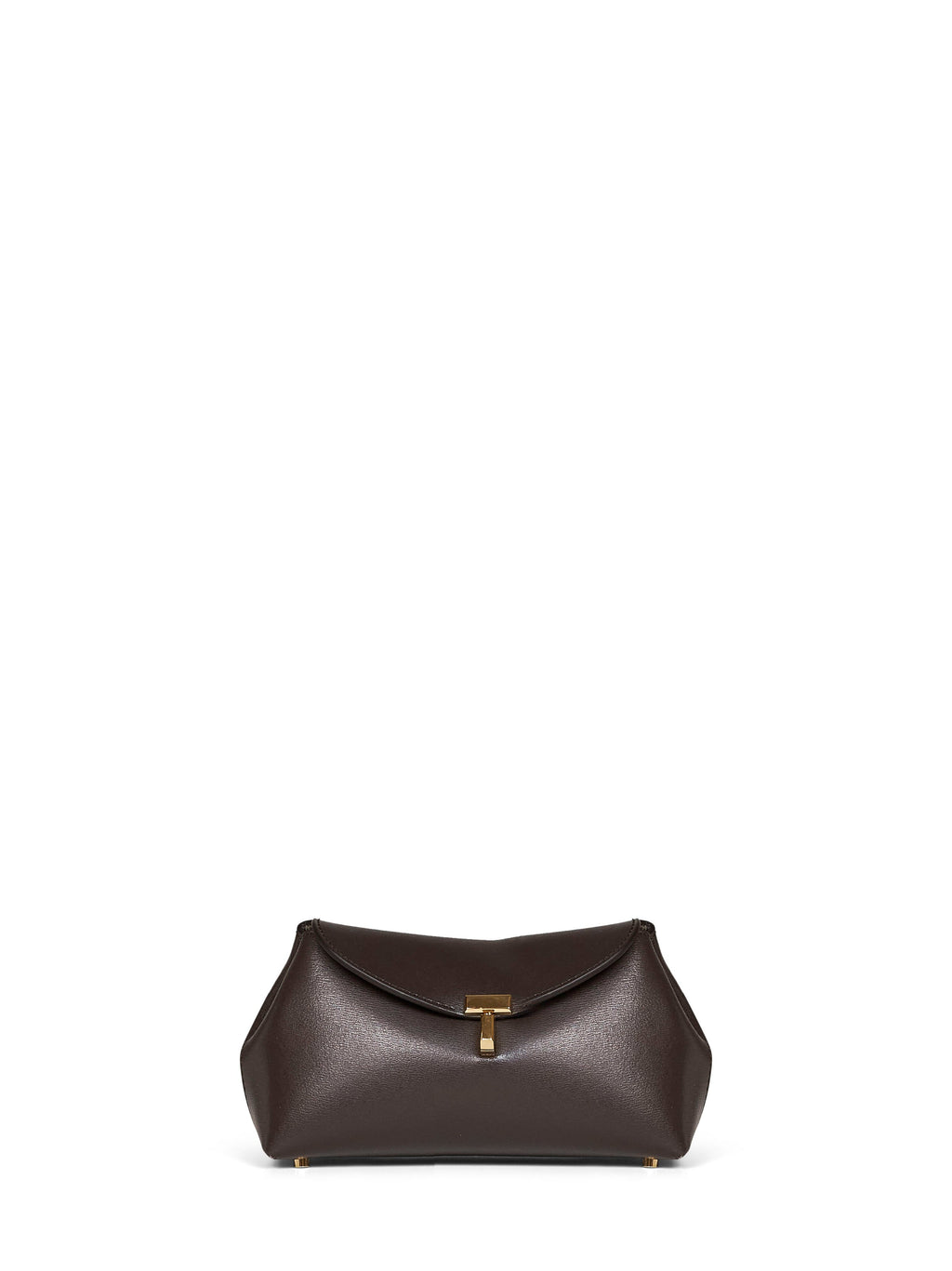 Toteme Women Bark Mini T-Lock Clutch Bag