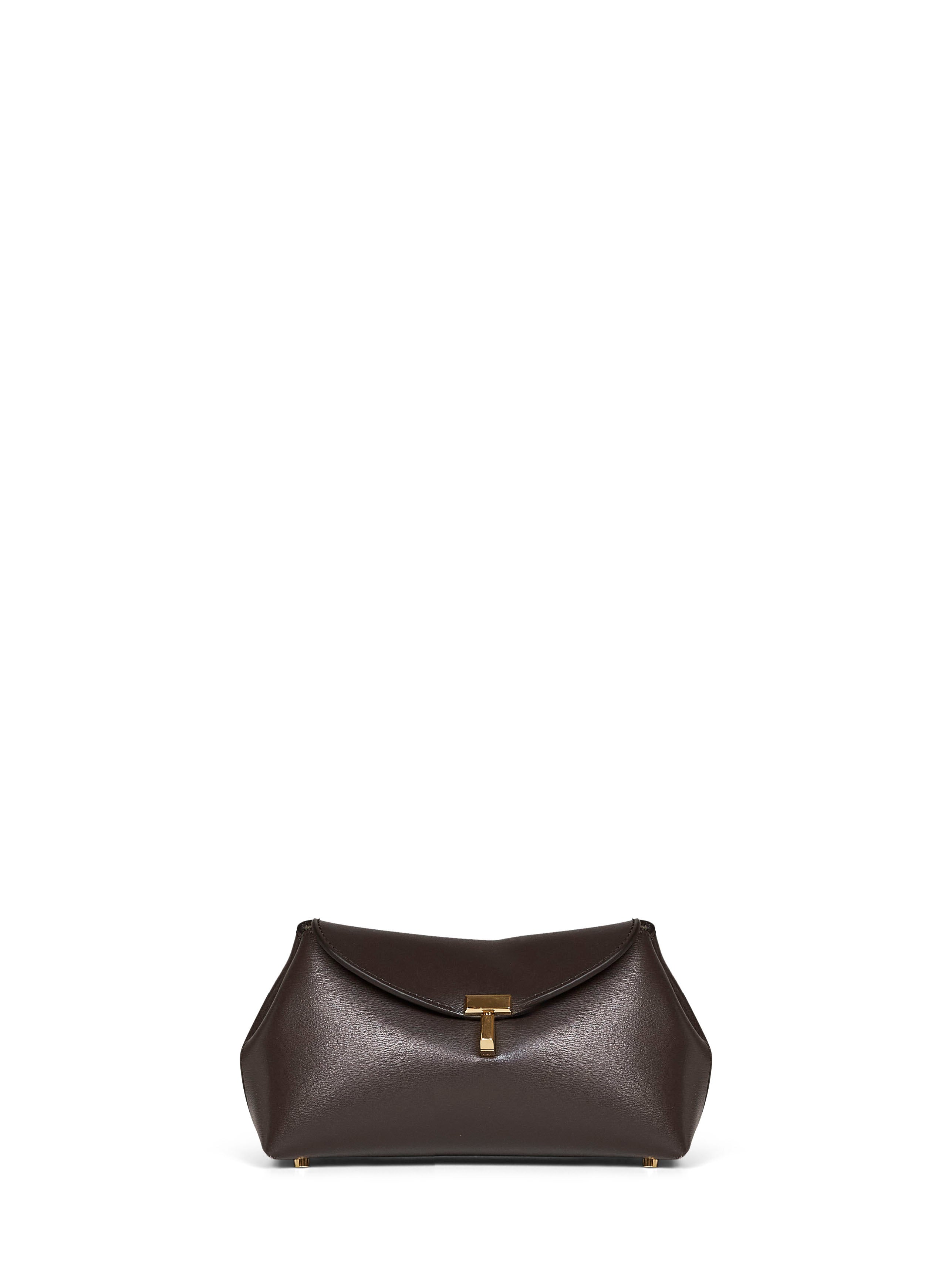 Toteme Women Bark Mini T-Lock Clutch Bag