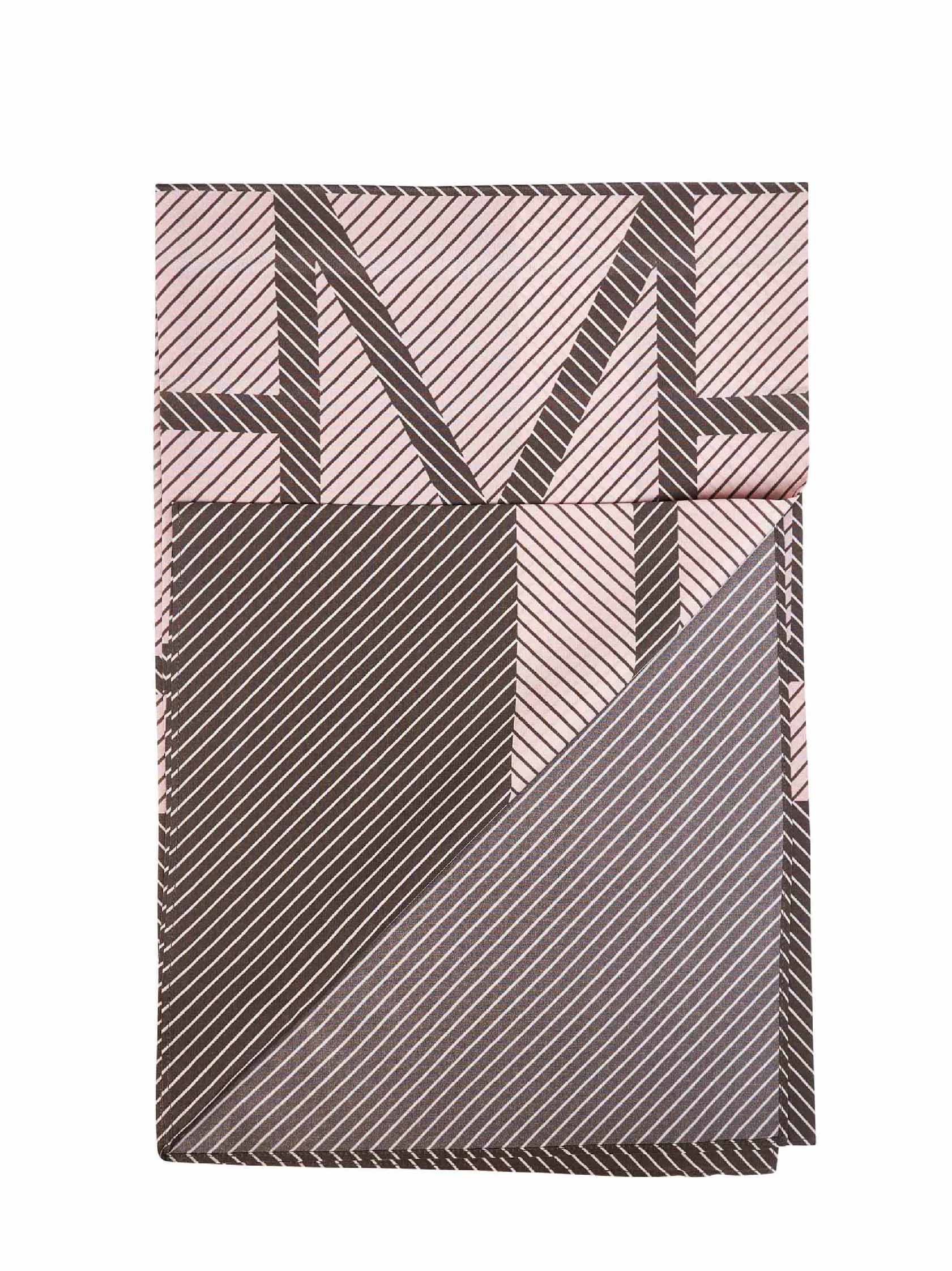 Toteme Women Walnut Silk Centered Monogram Scarf