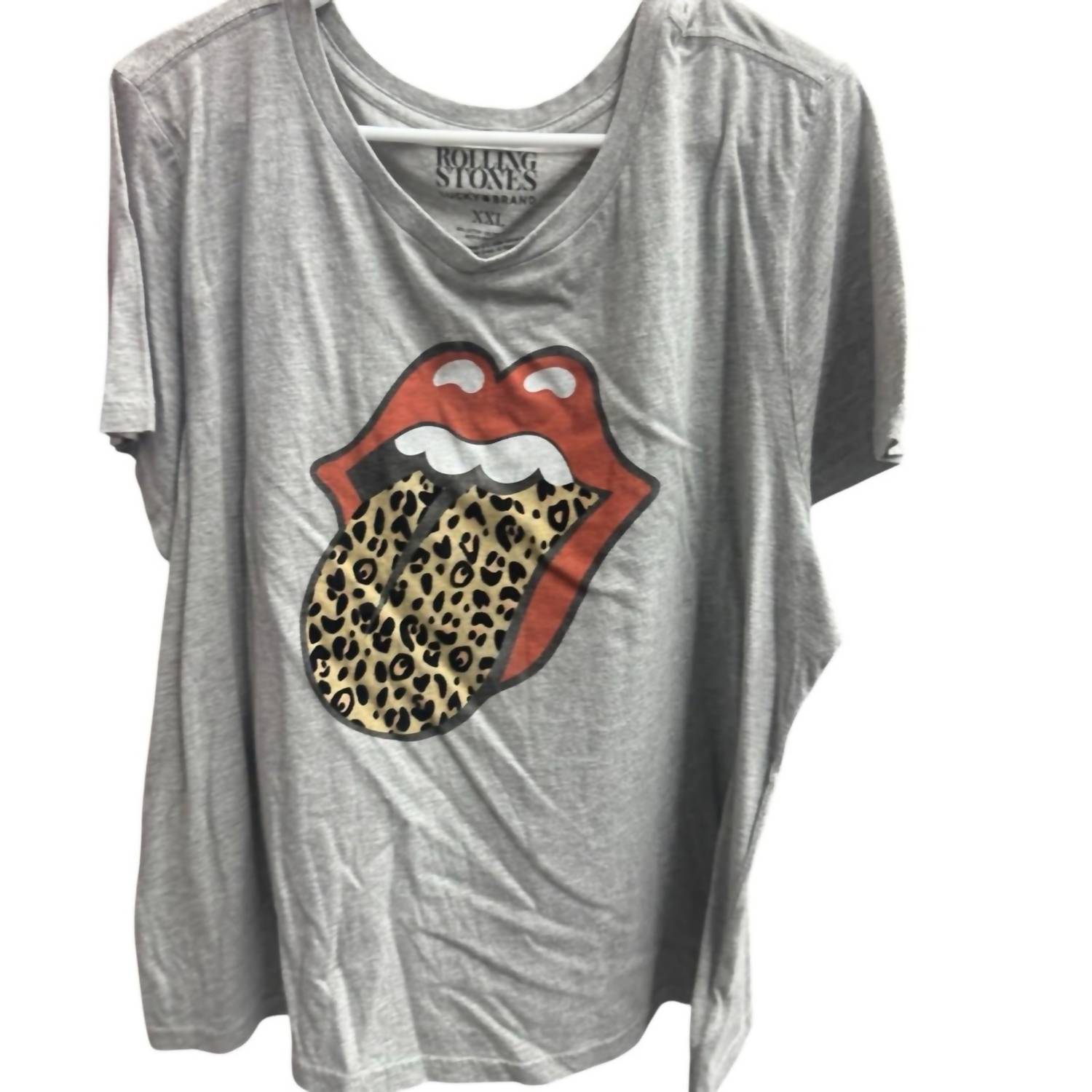 Graphic Short Sleeve Tee In Gray