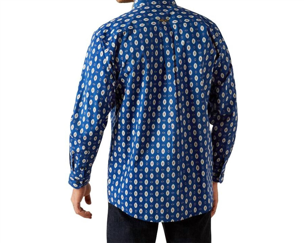Men's Casual Series Team Shirt In Navy/white