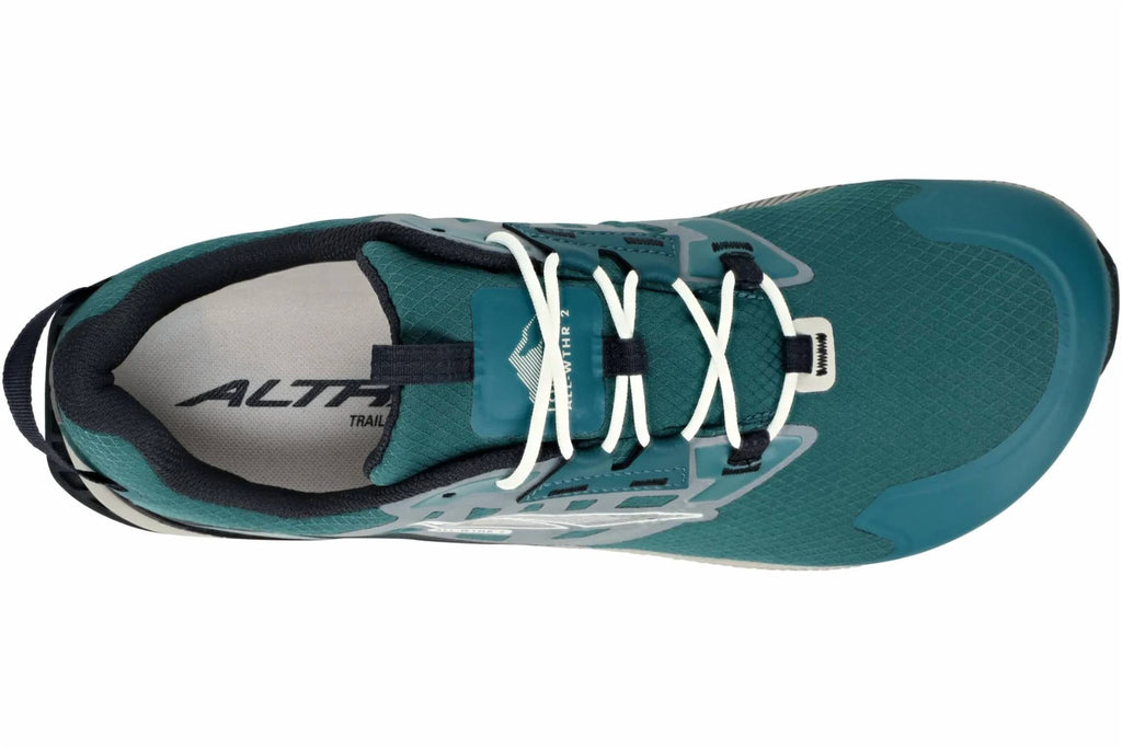 Men's Lone Peak Low All Weather Trail Running Shoes In Deep Teal