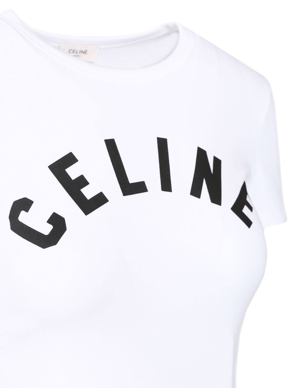 Celine Women Ribbed T-Shirt