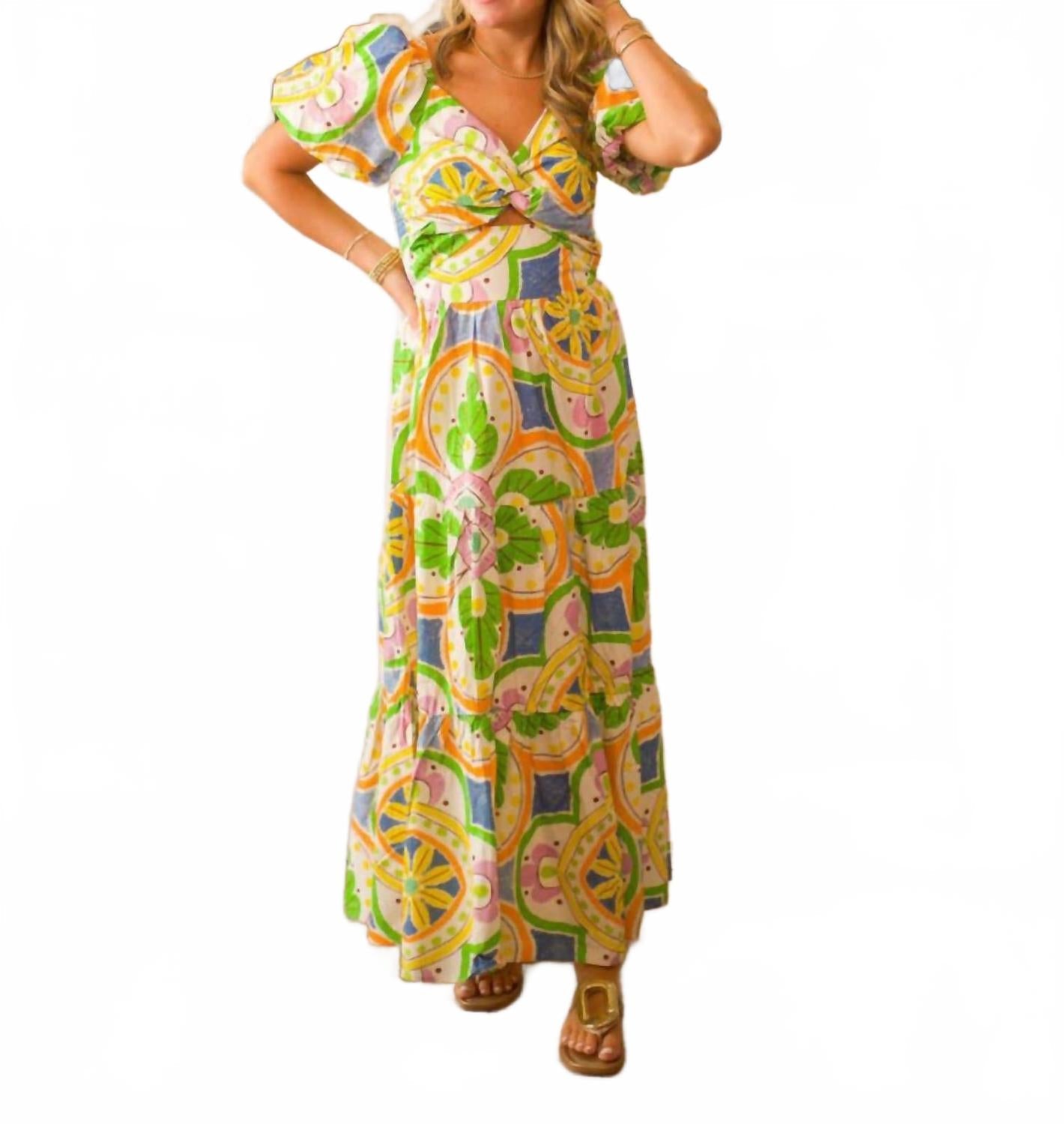 Gwen Maxi Dress In Florencia