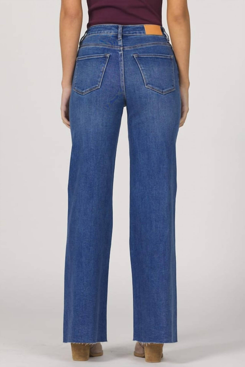 Fiona Wide Leg Jean In Midtown