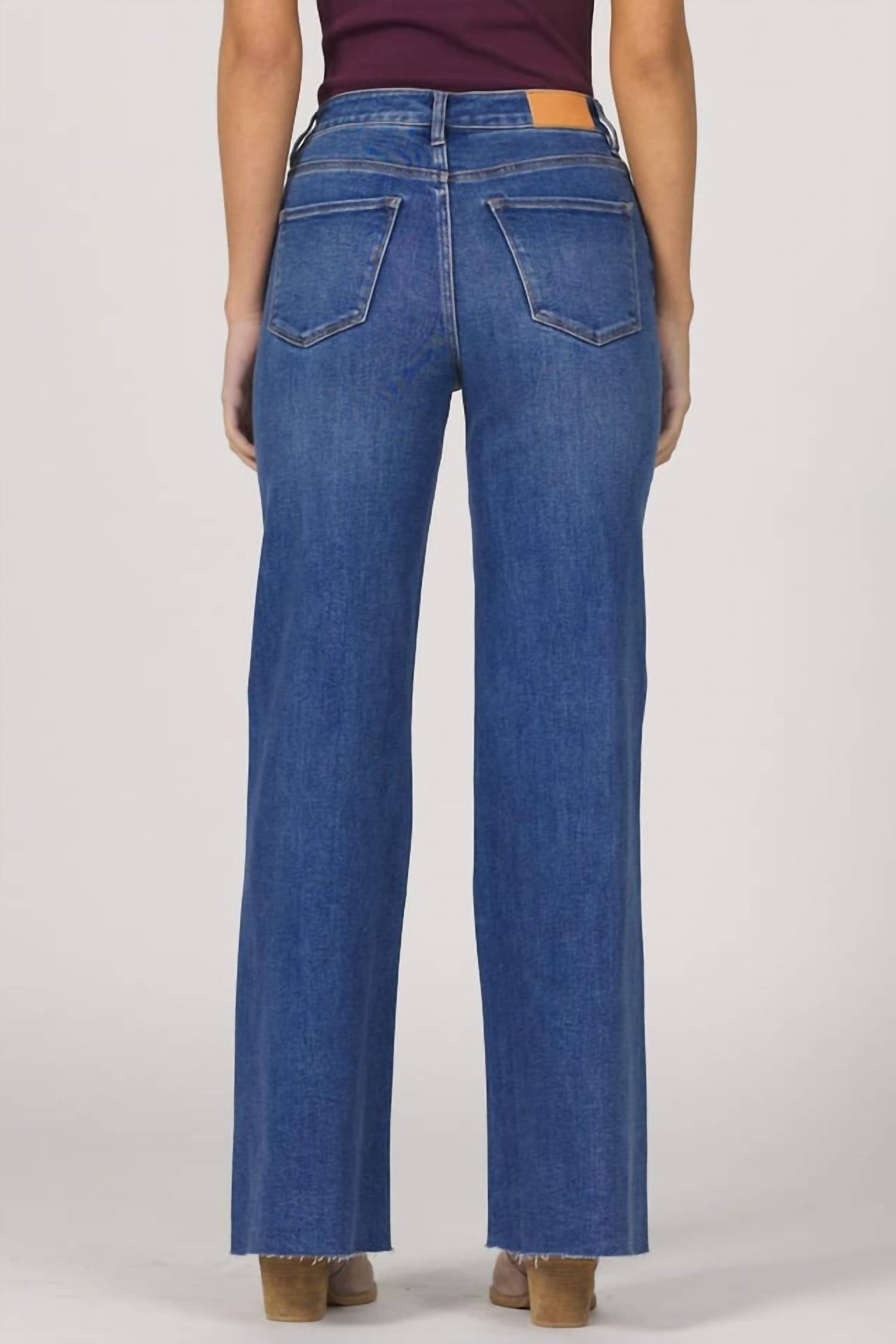 Fiona Wide Leg Jean In Midtown