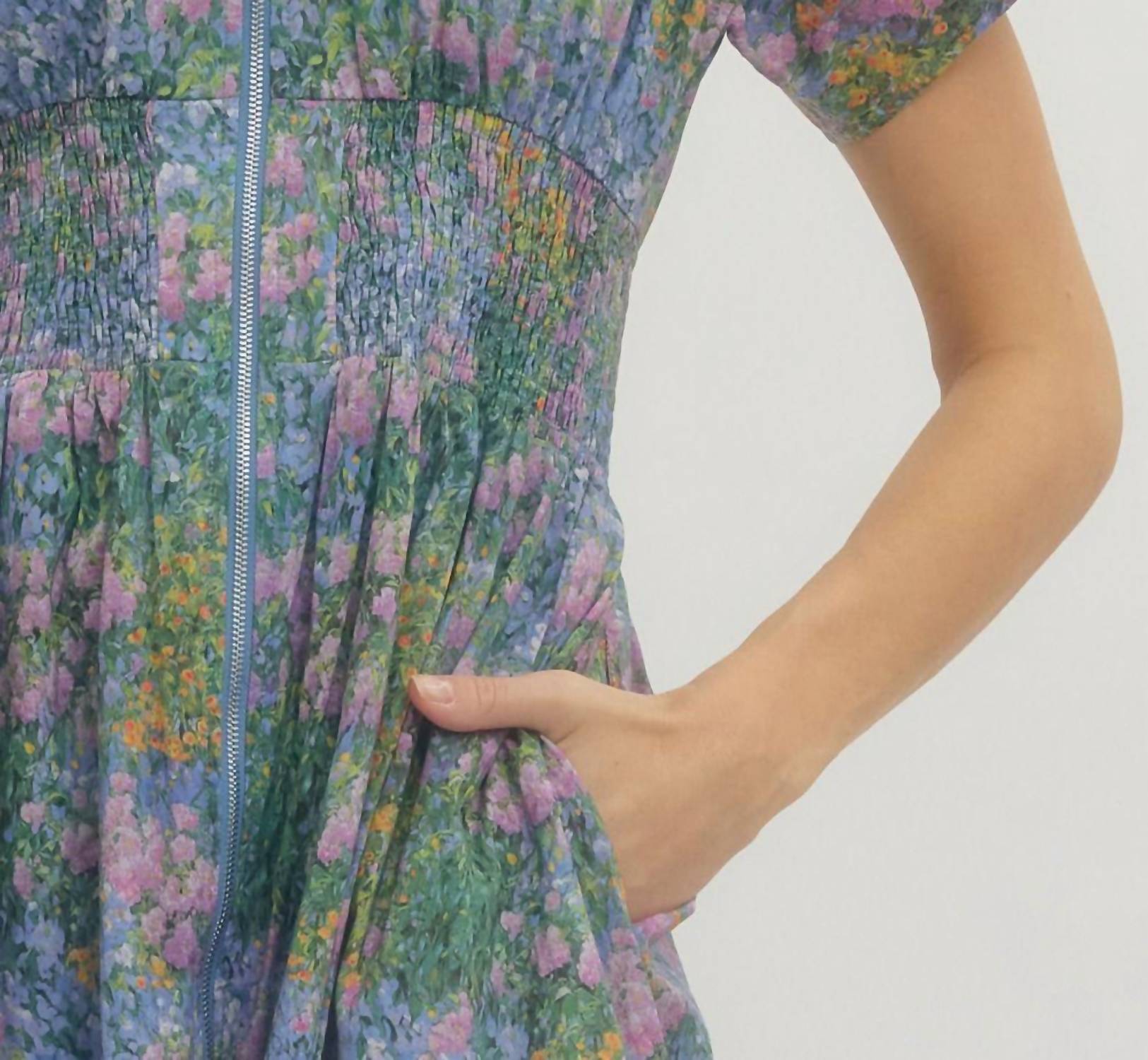 Take A Chance Midi Dress In Multicolor