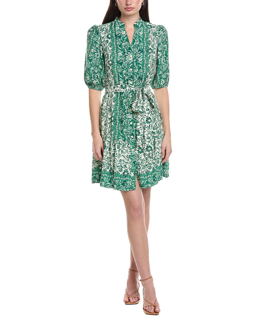 Maison Tara Printed Marrakesh Short Sleeve Mini Dress