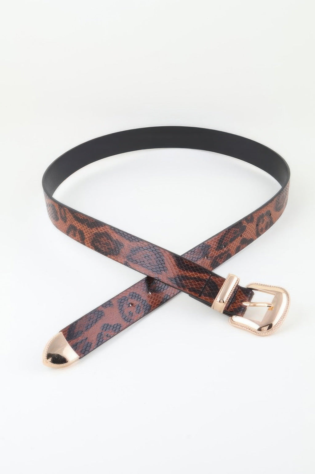 Wild Luxe Two Buckle Leopard Belt