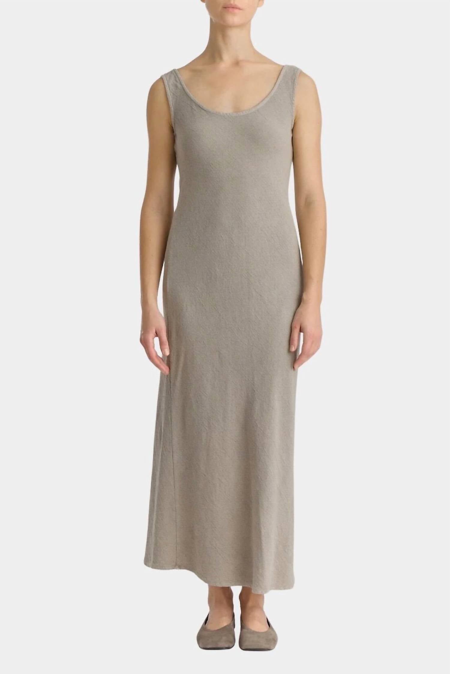 Tank Maxi Dress In Limestone