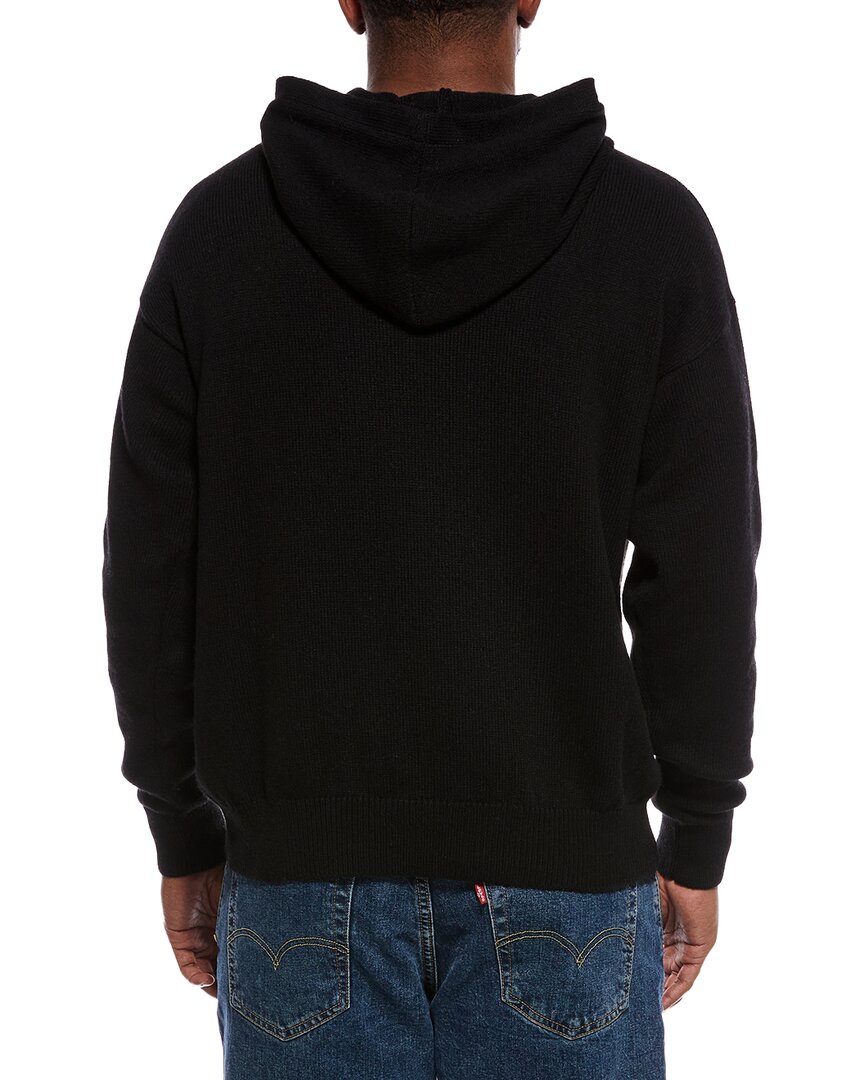 Palm Angels Wool & Cashmere-Blend Hooded Sweatshirt