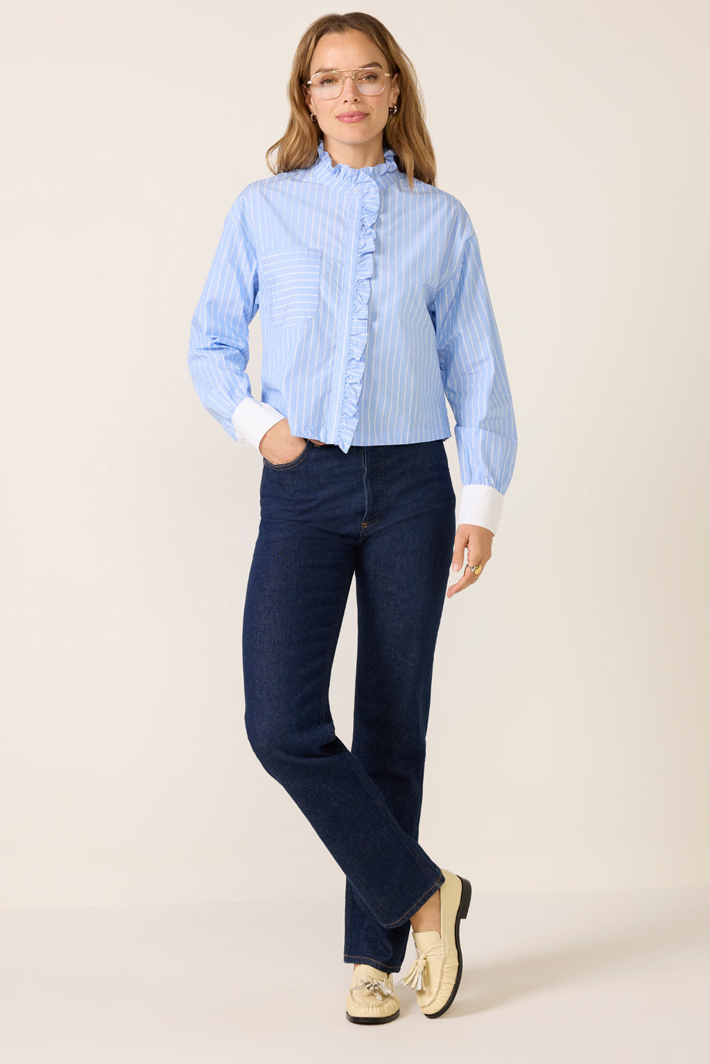 Women's Janna Ruffle Trim Shirt