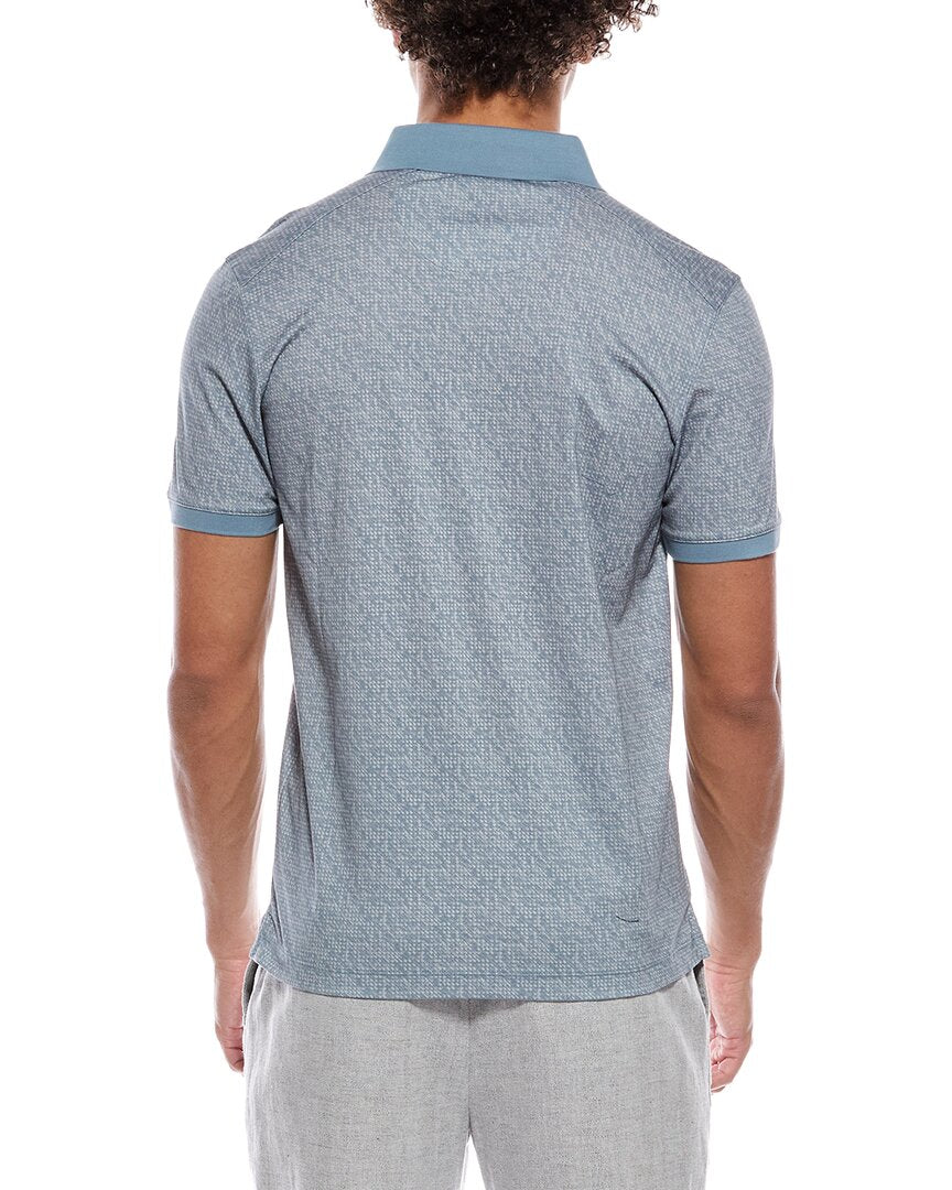 Raffi Brushed Dot Polo Shirt