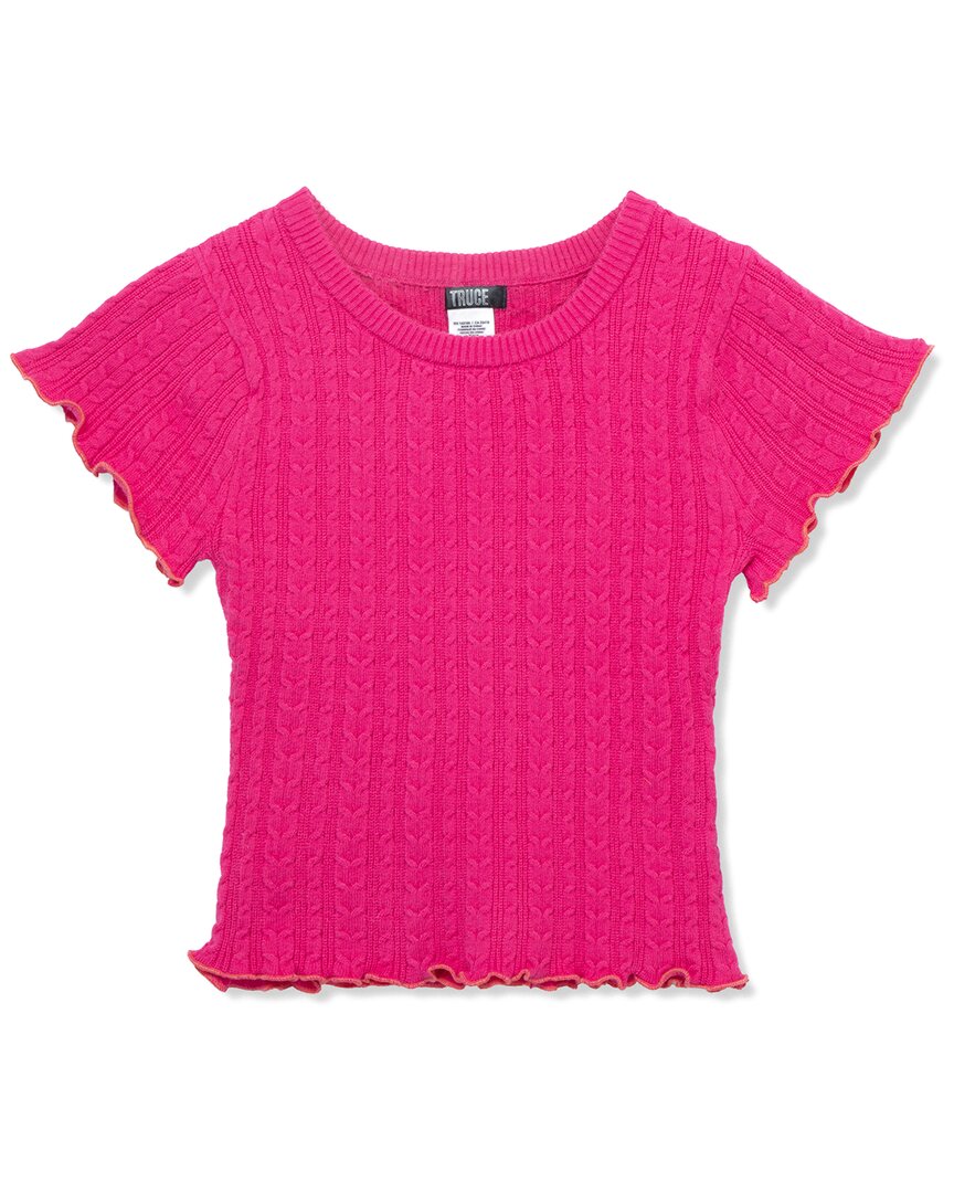 Truce Contrast Lettuce Edge T-Shirt