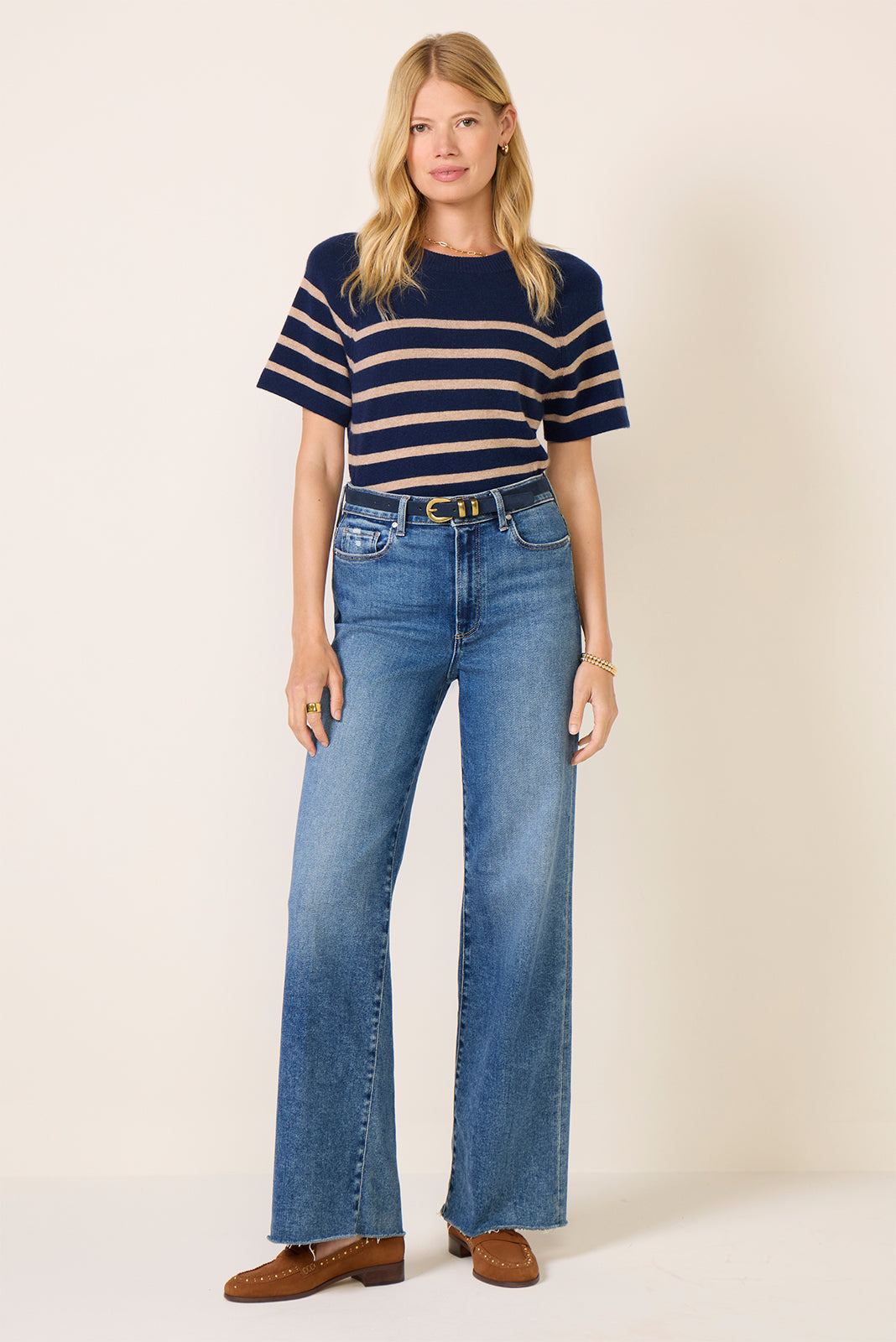 Women's Katie Short Sleeve Raglan Cashmere T-Shirt