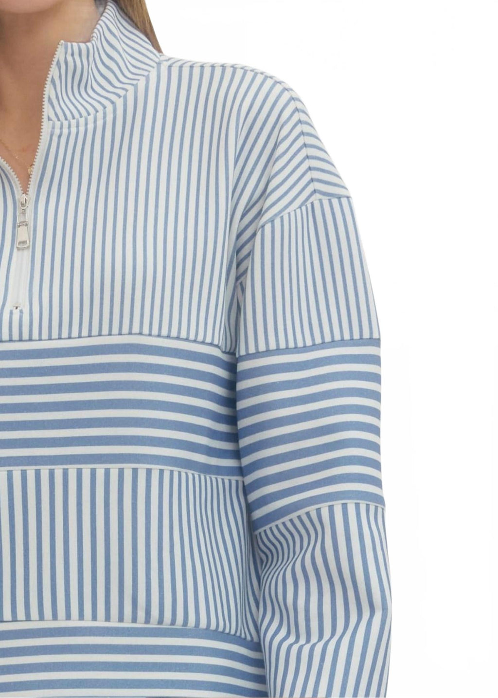 Hudon Pullover Top In Blue