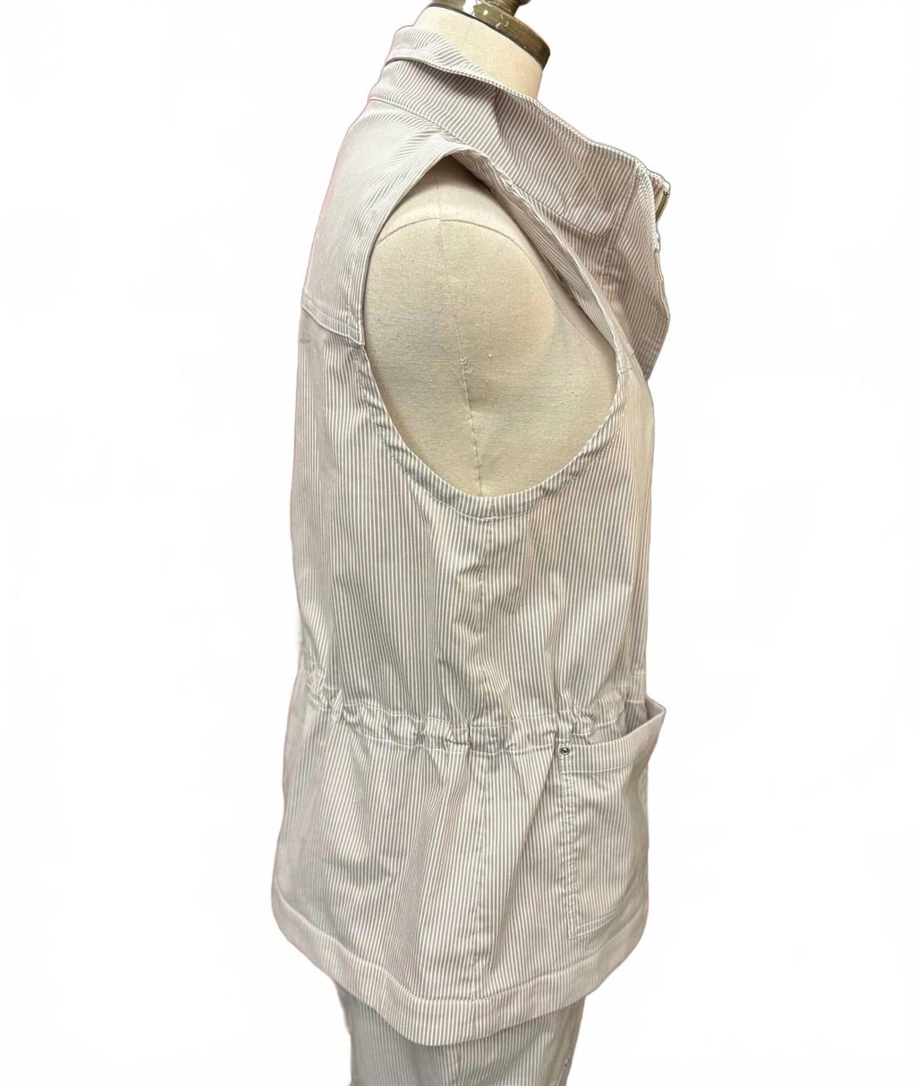 Women's Cool Tech Stripe Utility Vest In Multi