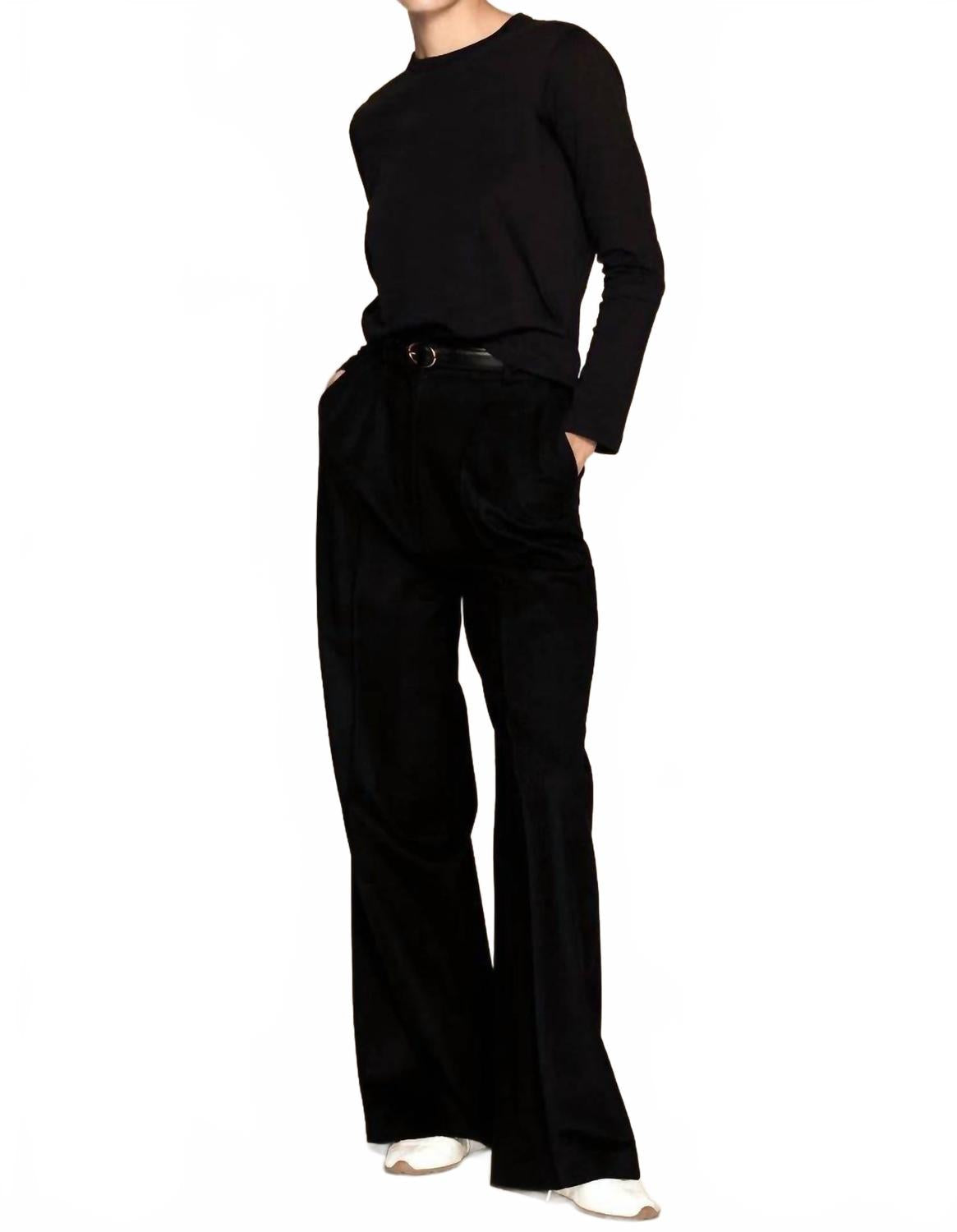 Long Sleeve Perfect Tee In Black