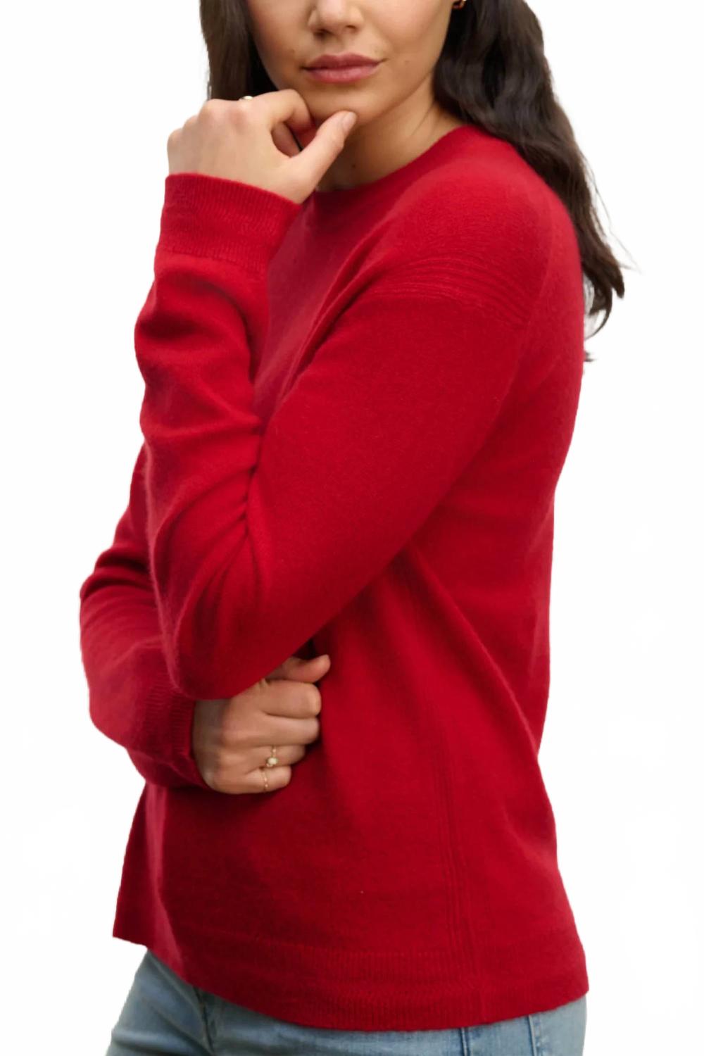 Crystal Sweater In Red