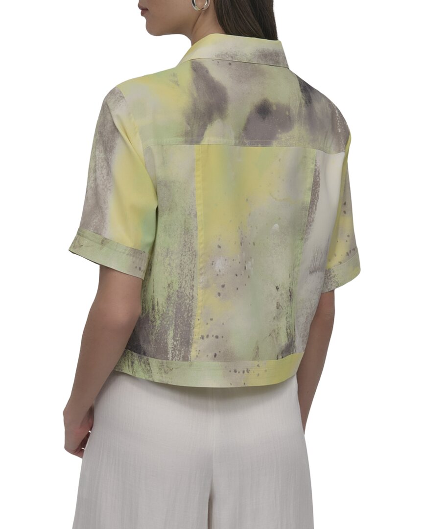 DKNY Printed Camp Shirt