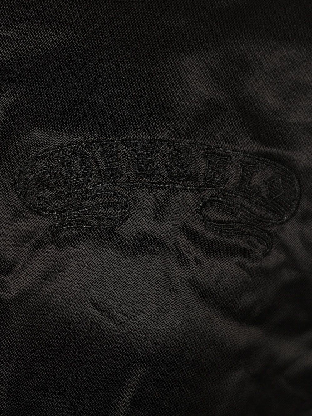Diesel Men Reversible Satin Bomber Jacket