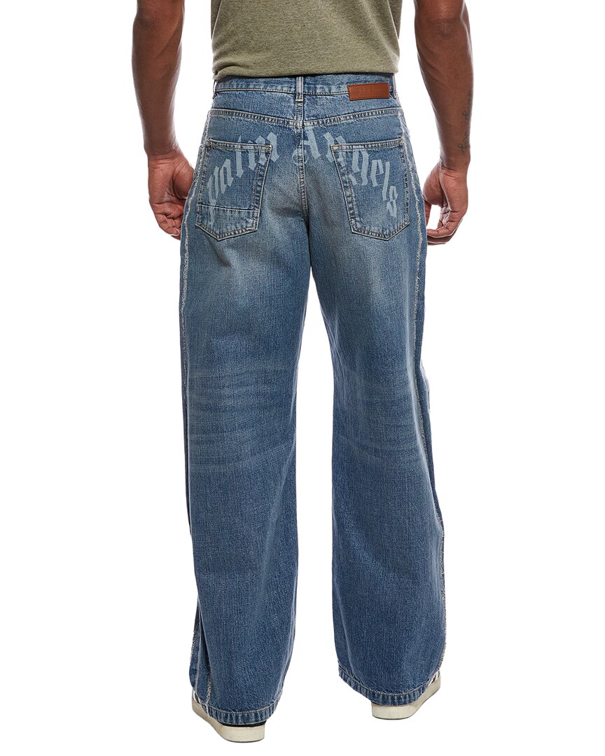 Palm Angels Distressed Straight Jean