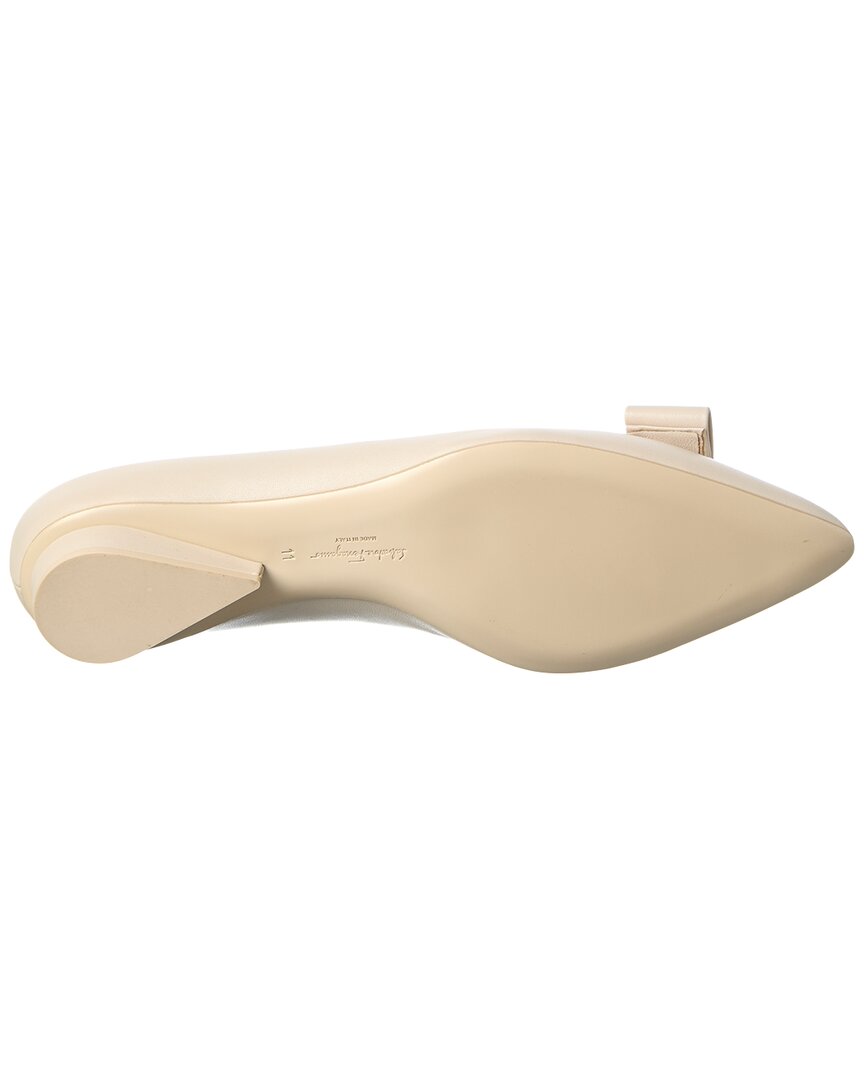 Ferragamo Viva Leather Flat