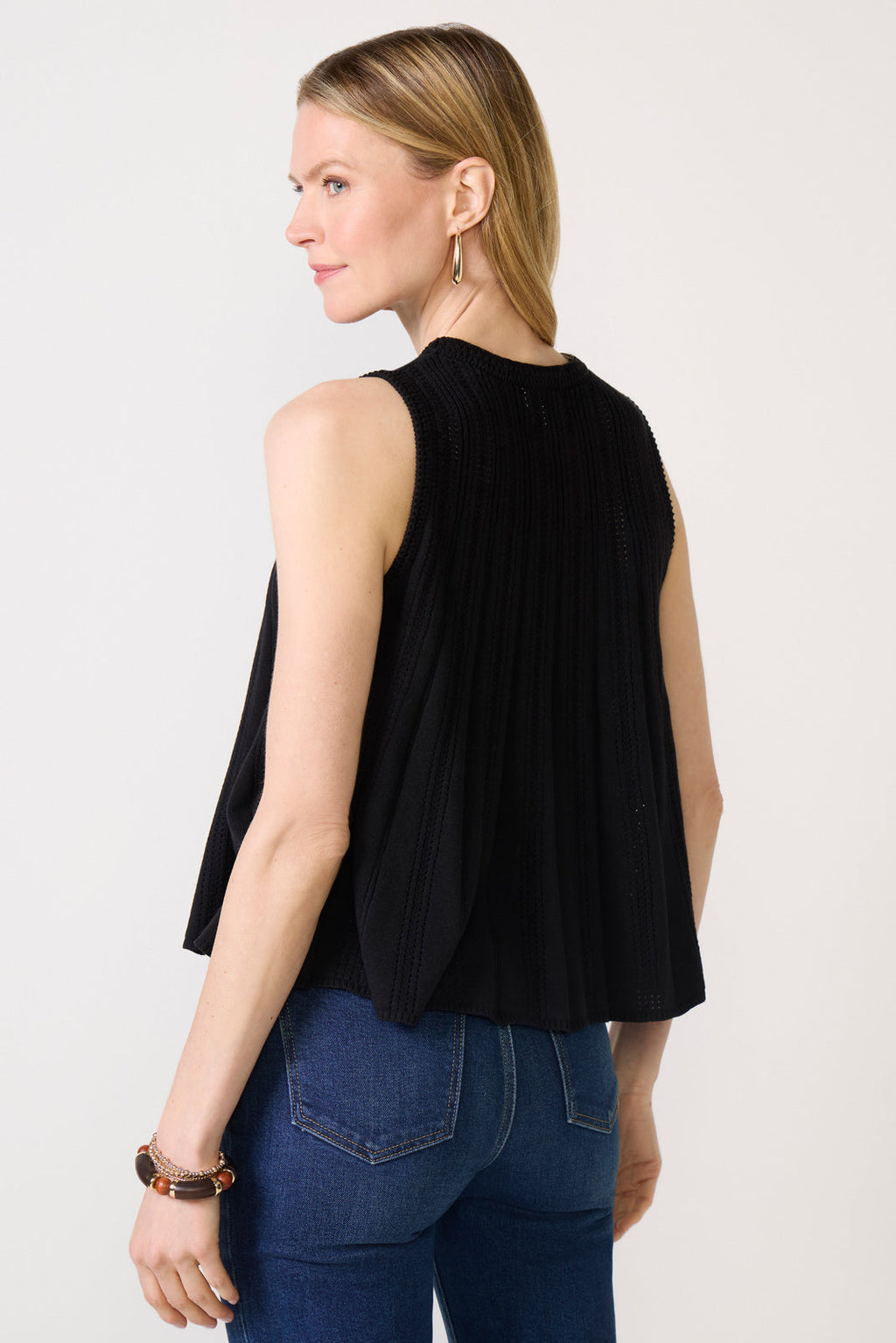 Women's Mira Swing Hem Crew Tank Top