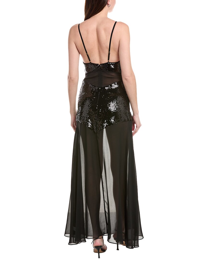 WeWoreWhat Sheer Panel Maxi Dress