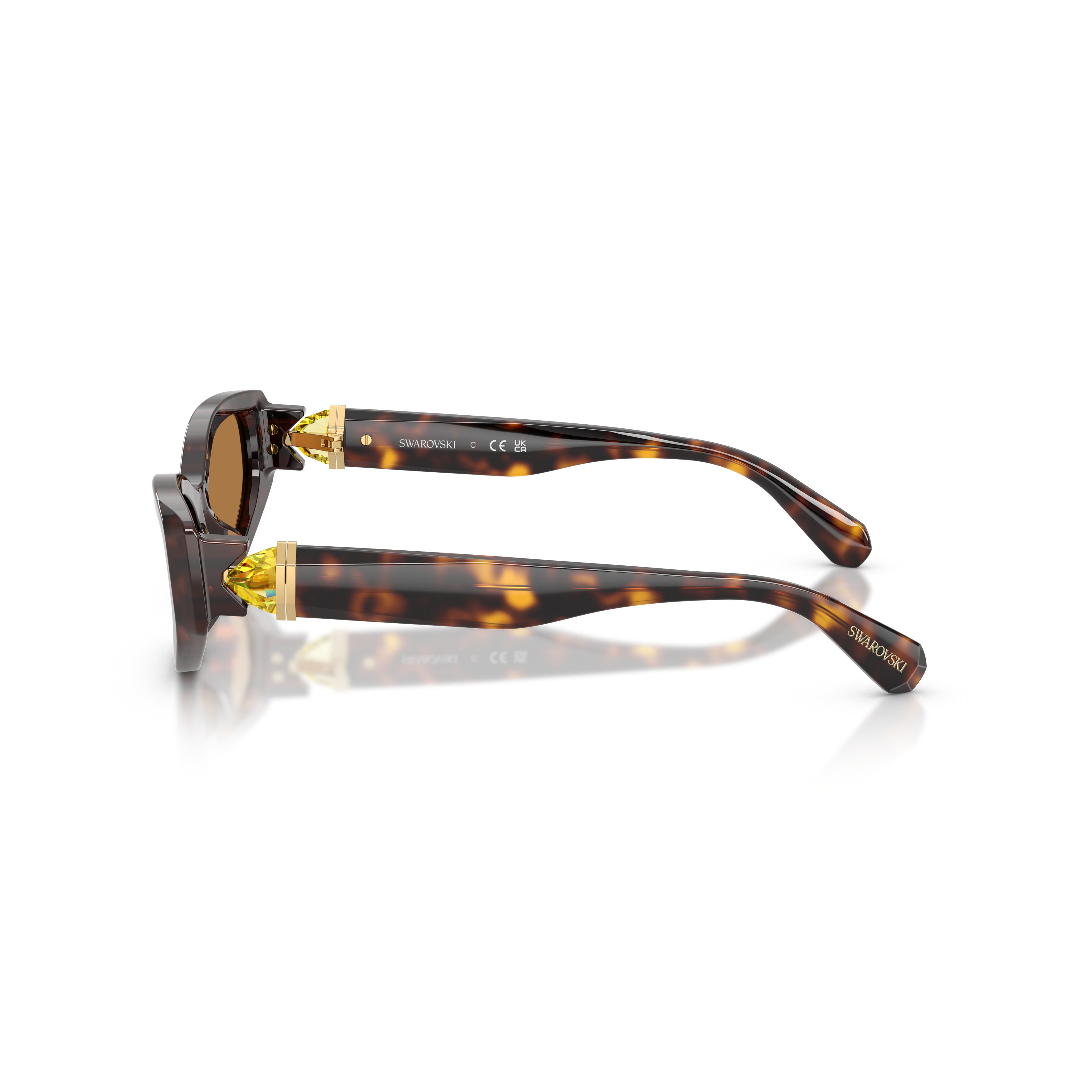 0Sk6045U Cat-Eye Sunglasses with Tortoiseshell Frame