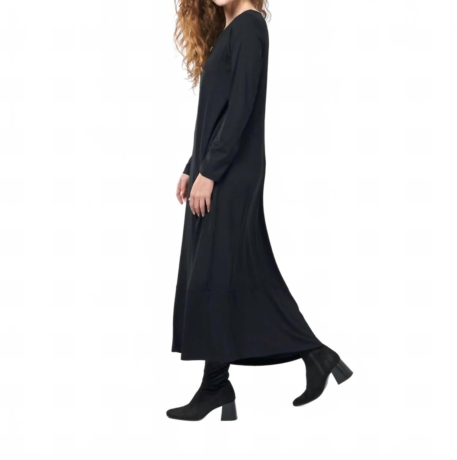 Midnight Maxi Dress In Black