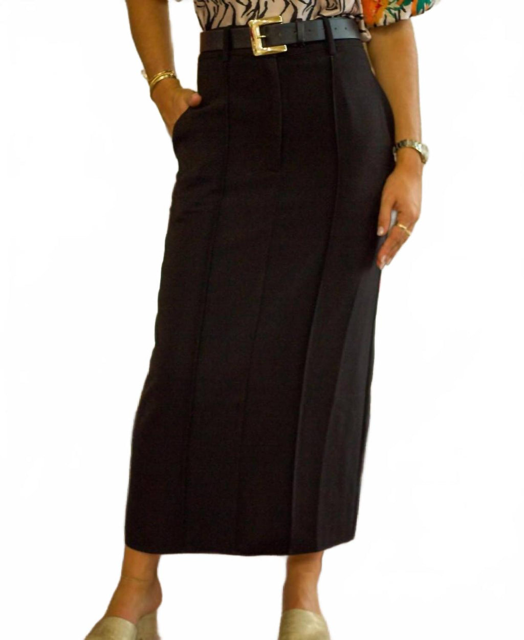 Classic Maxi Skirt In Black