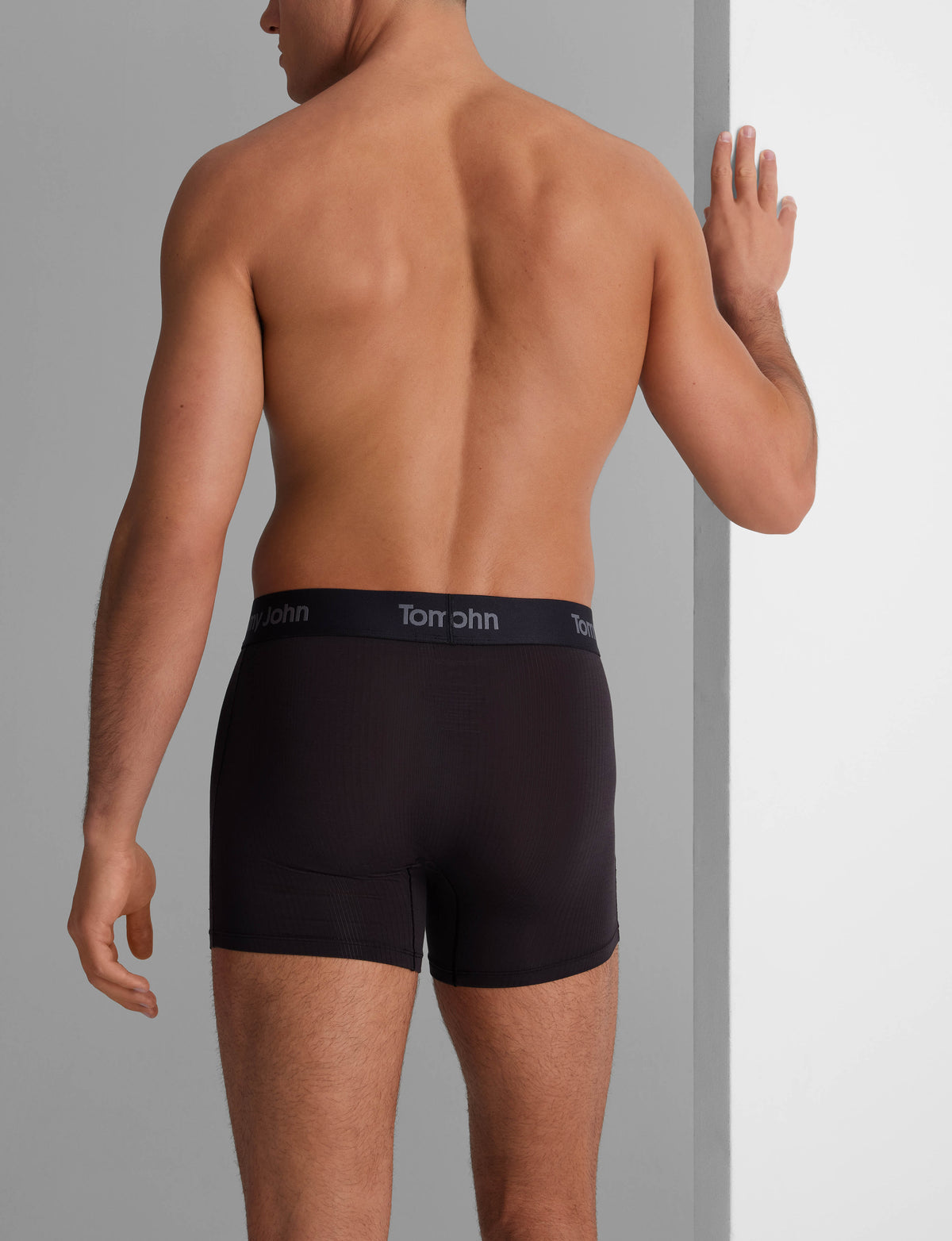 Men's Second Skin Luxe Rib Trunk 4" Boxer Brief