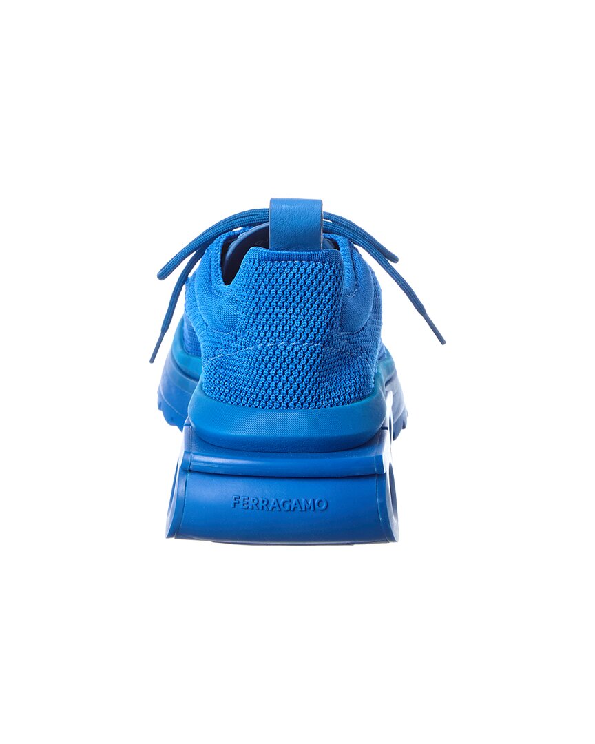 Ferragamo Nima Leather-Trim Sneaker