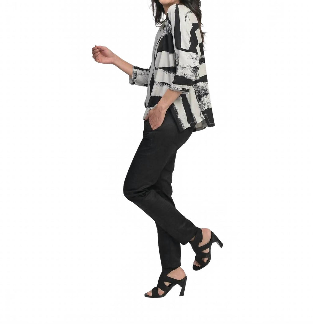 Charisma, Cutaway Boxy Top In Grunge