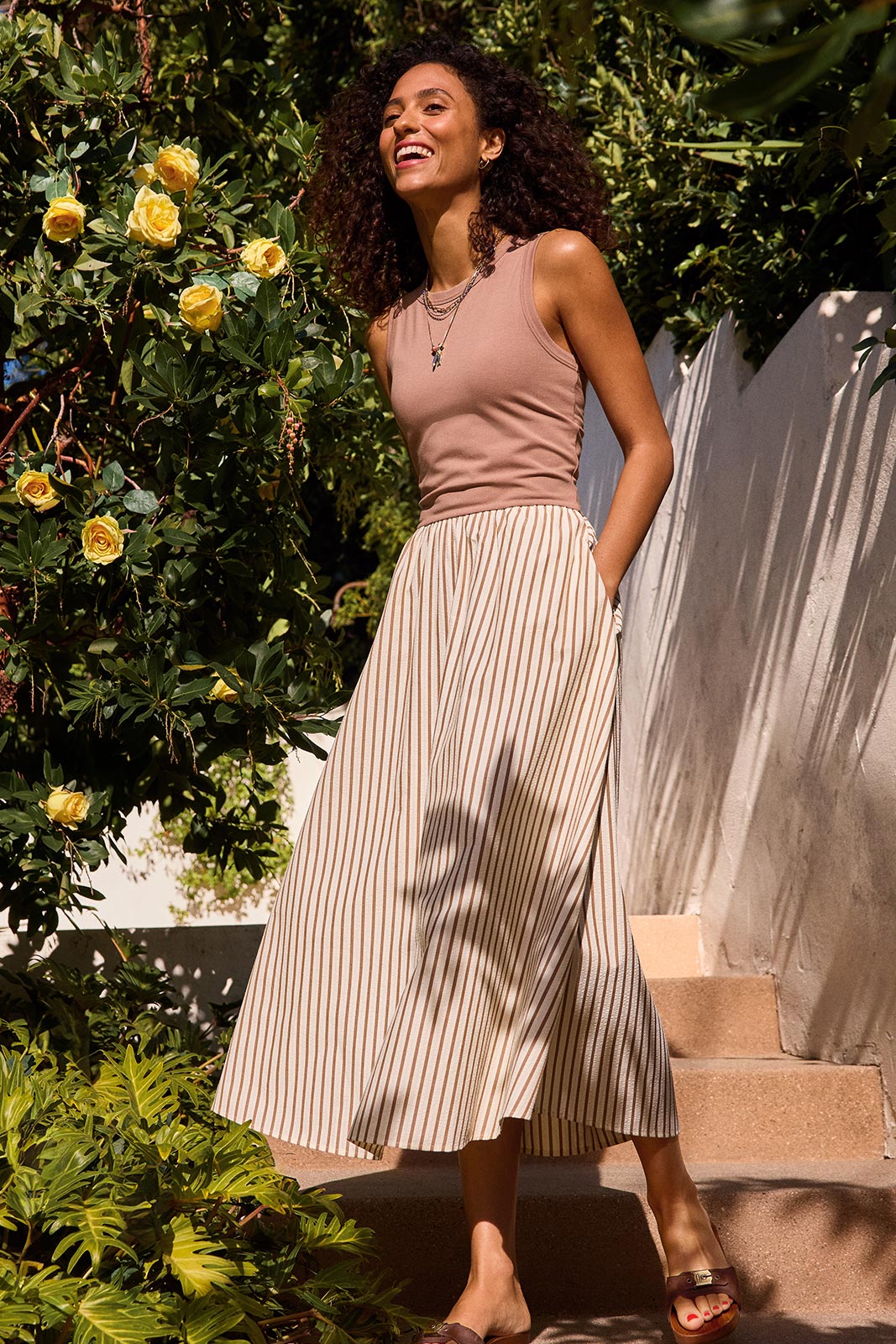 Women's Kenni Mixed Media Dress