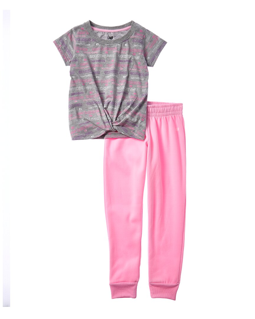 New Balance 2pc T-Shirt & Jogger Set