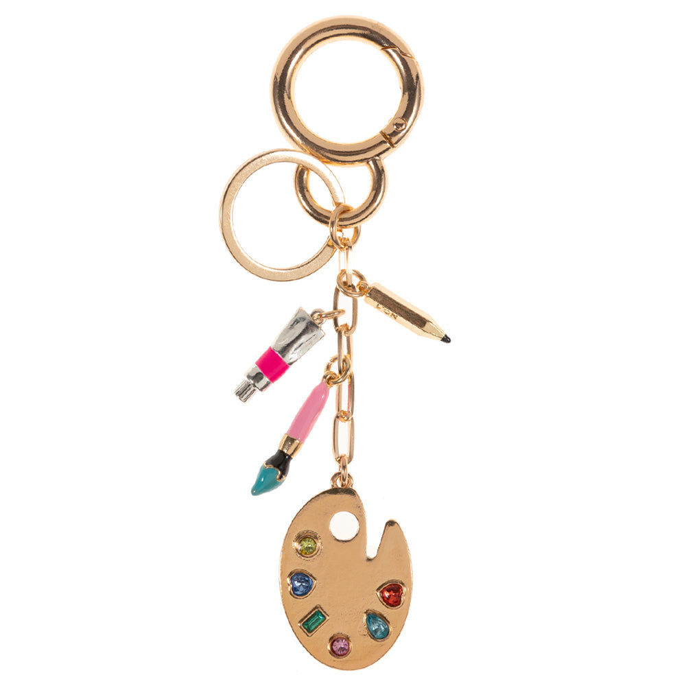 Artist Palette Keychain Bag Charm