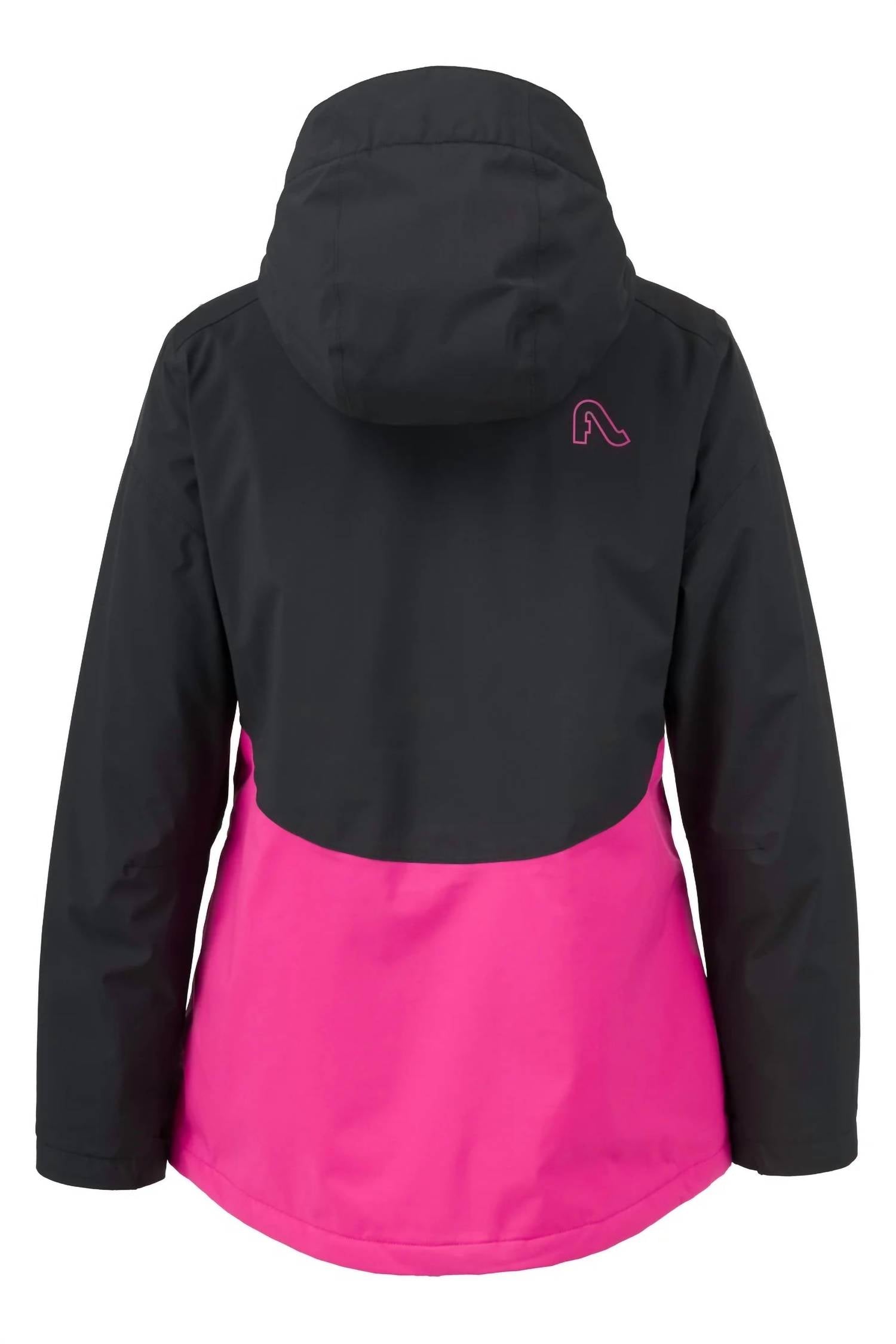 Sarah Insulated Jacket In Black/dragonfruit