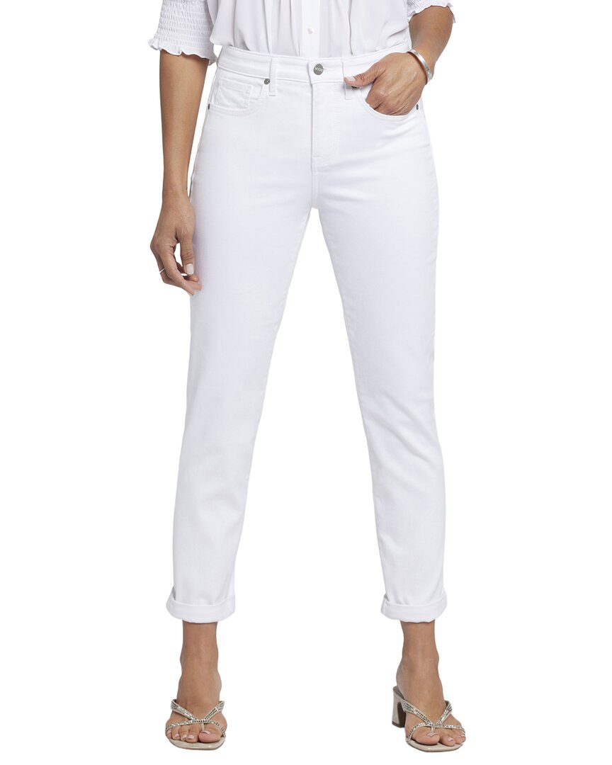 NYDJ Petite Margot Optic White Girlfriend Jean